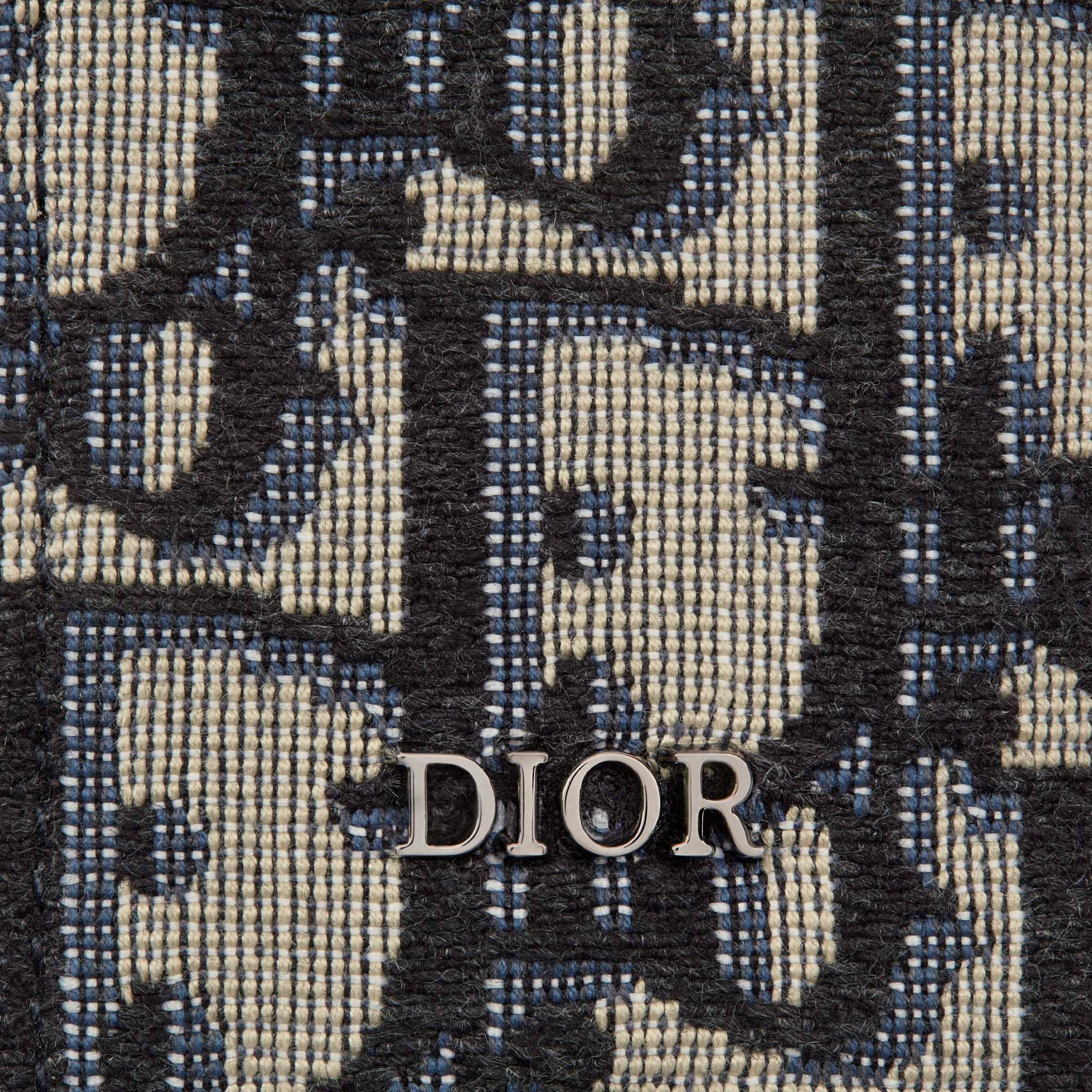 Dior キーケース ベージュと黒 ロゴパターン DIOR | キーケース