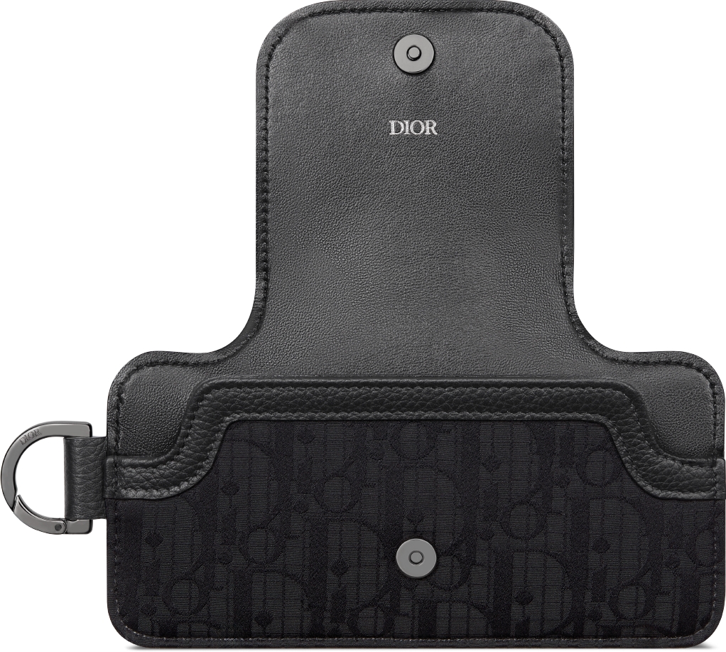 Glasses Case Black Dior Oblique Parley Ocean Plastic Nylon DIOR