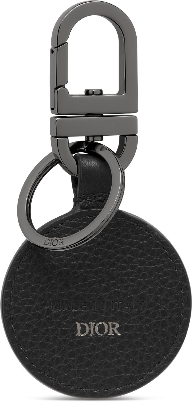 最新最全の DIOR | グレインドカーフスキン オブリーク ディオール キーホルダー 小物