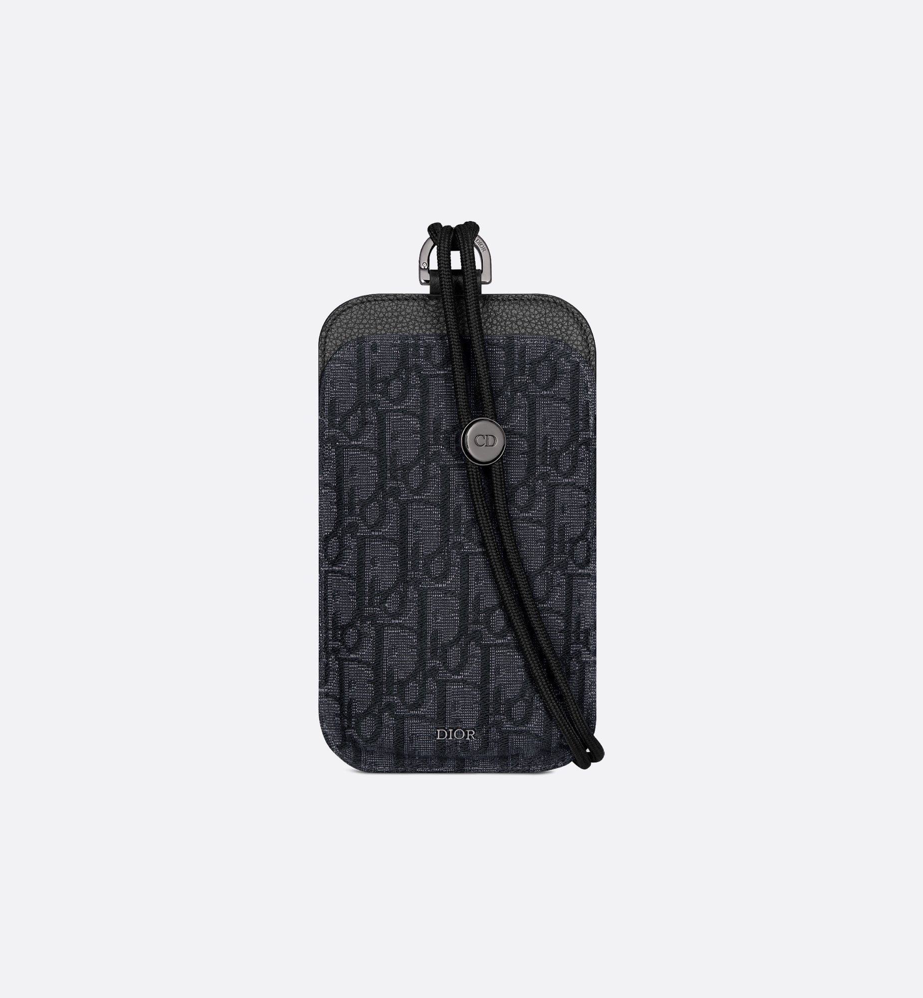 Saddle Case with Cord for AirPods Pro Black Dior Oblique Saddle Case with Cord for AirPods Pro Black Dior Oblique
