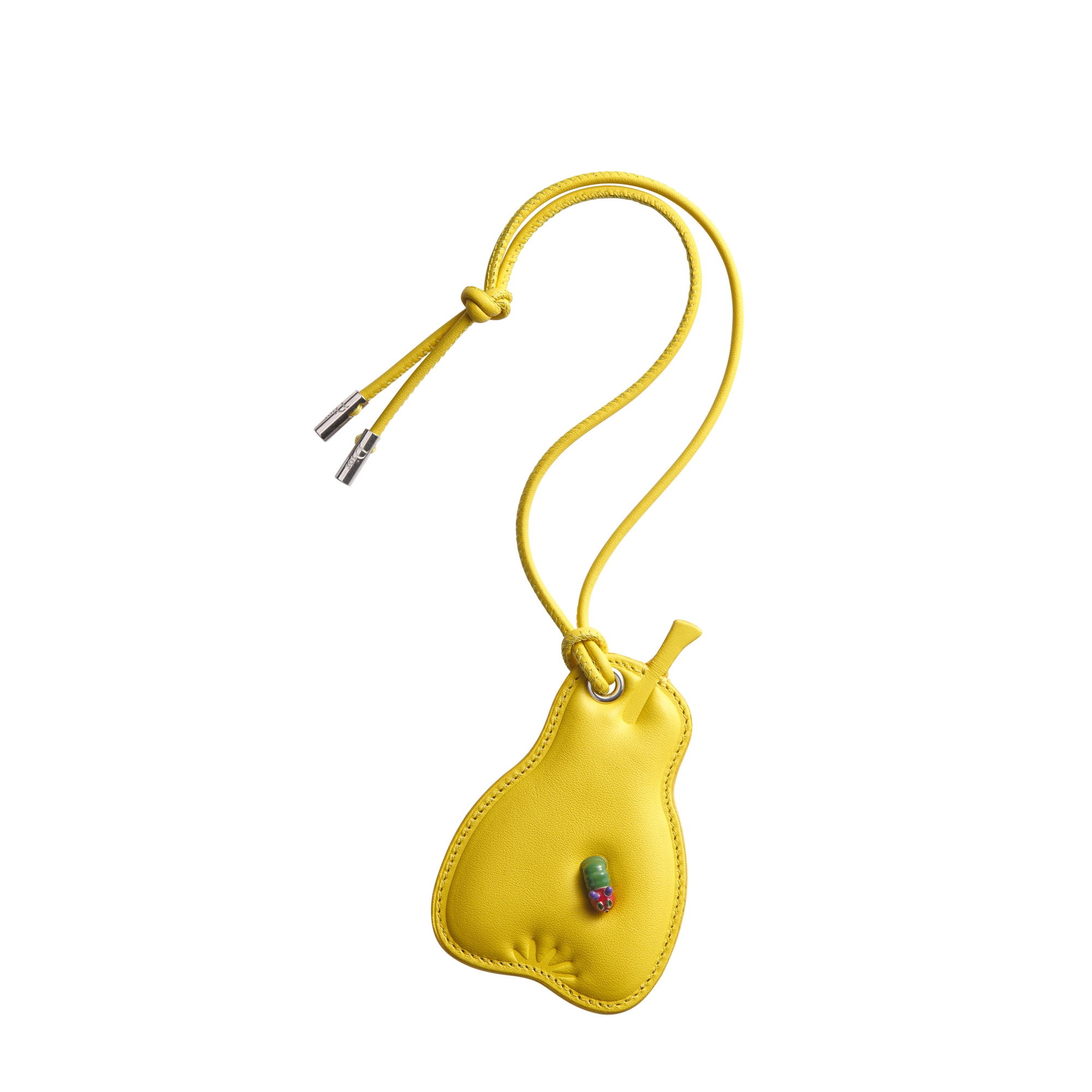 Pear Bag Charm Yellow Calfskin | DIOR