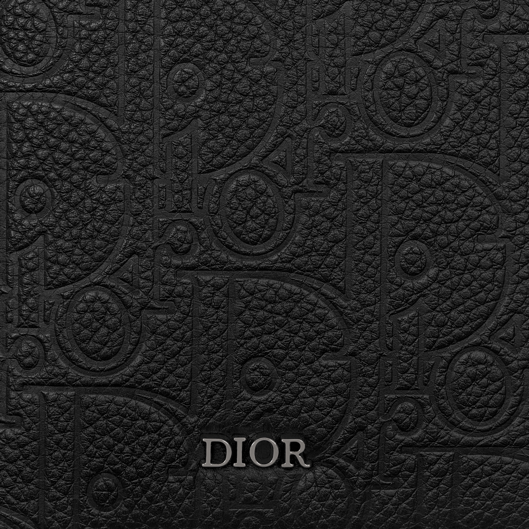 Reisepassetui Dior Gravity Leder in Schwarz E09