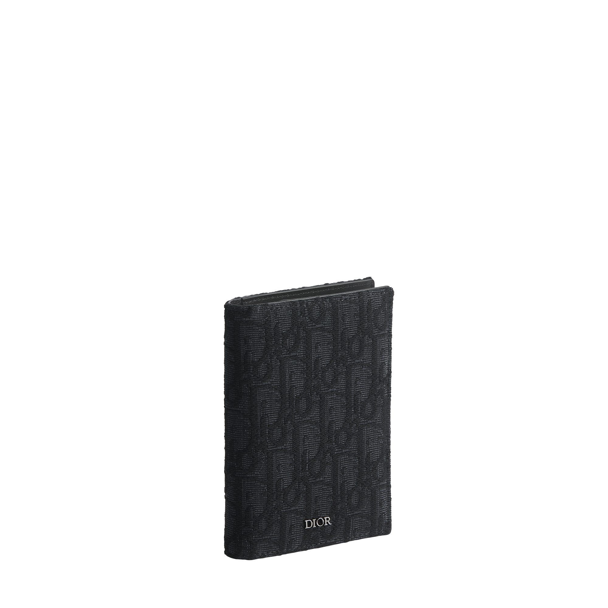 Passport Cover Black Dior Oblique Jacquard E03