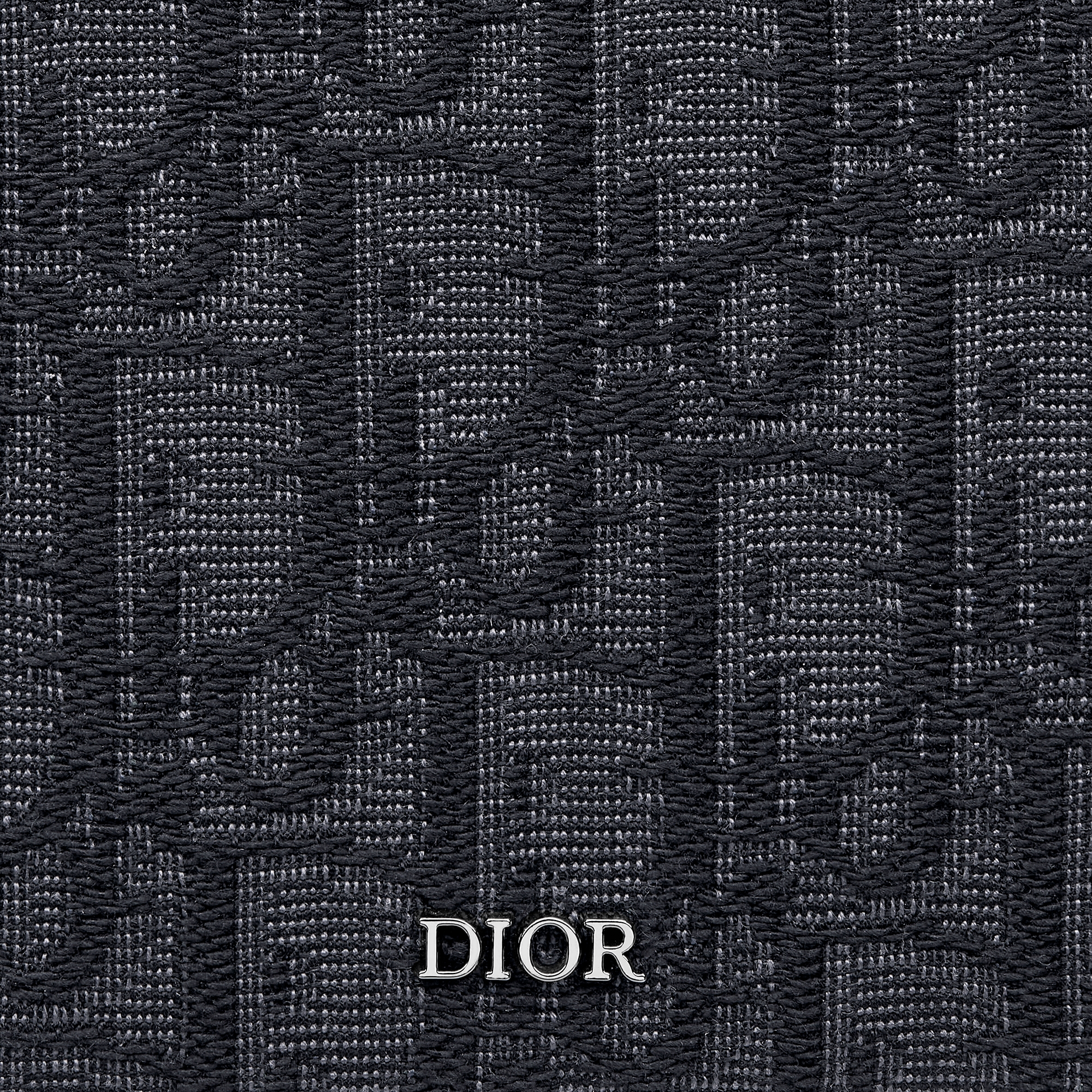 Paspoorthouder Zwarte Dior Oblique-jacquard E09