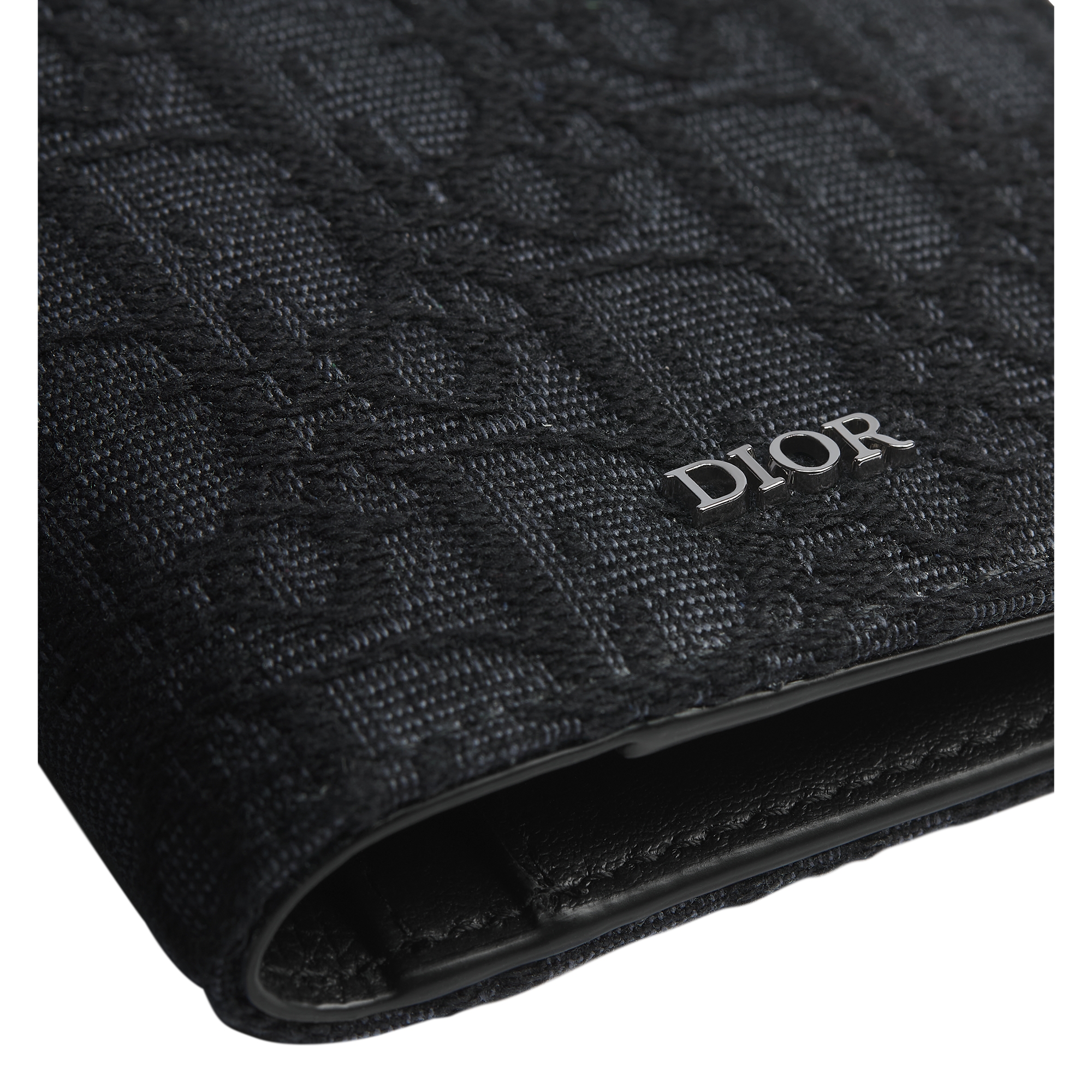 Passport Cover Black Dior Oblique Jacquard E09