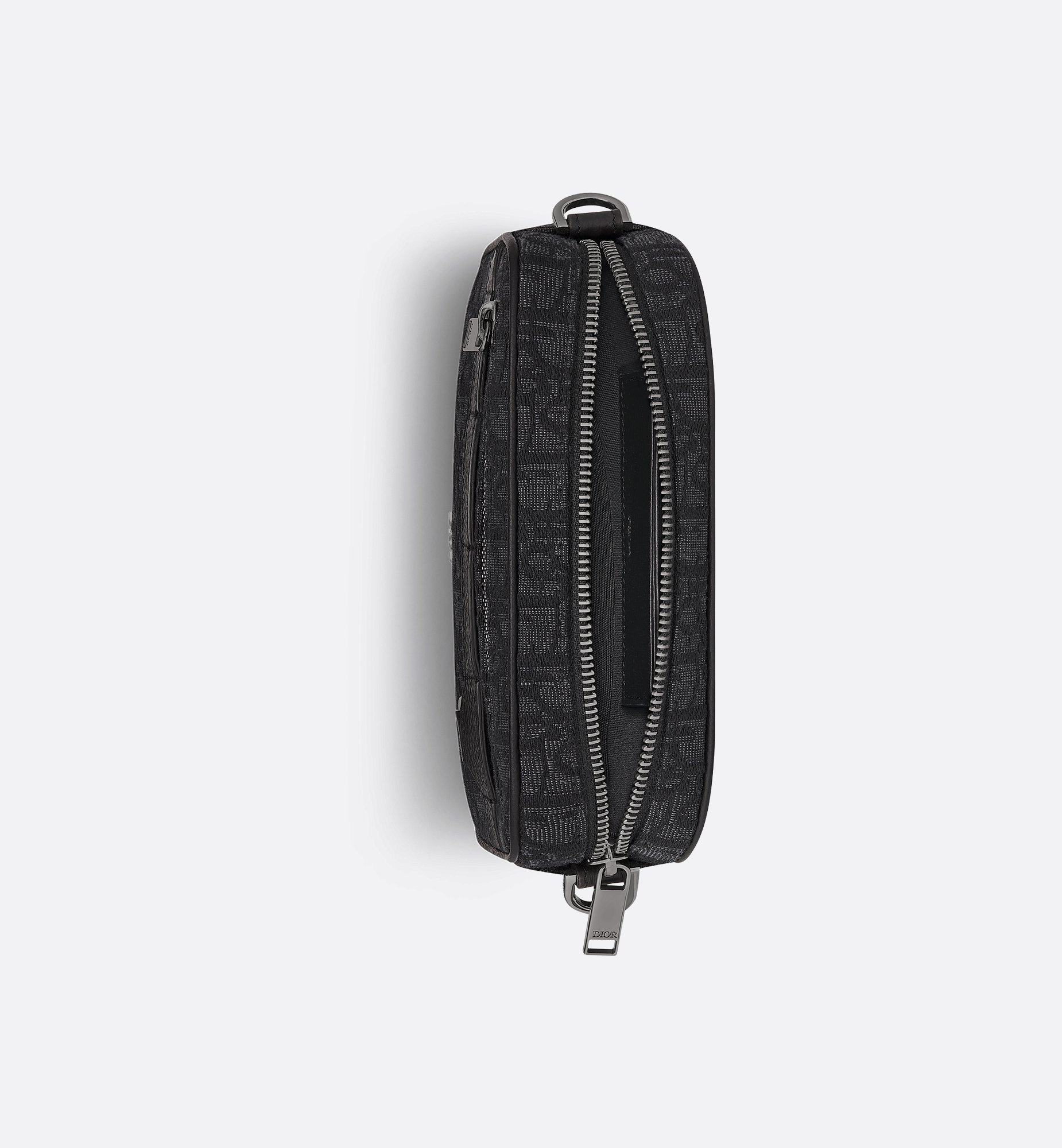 Mini Safari Bag with Strap Black Dior Oblique Jacquard | DIOR Mini Safari Bag with Strap Black Dior Oblique Jacquard | DIOR