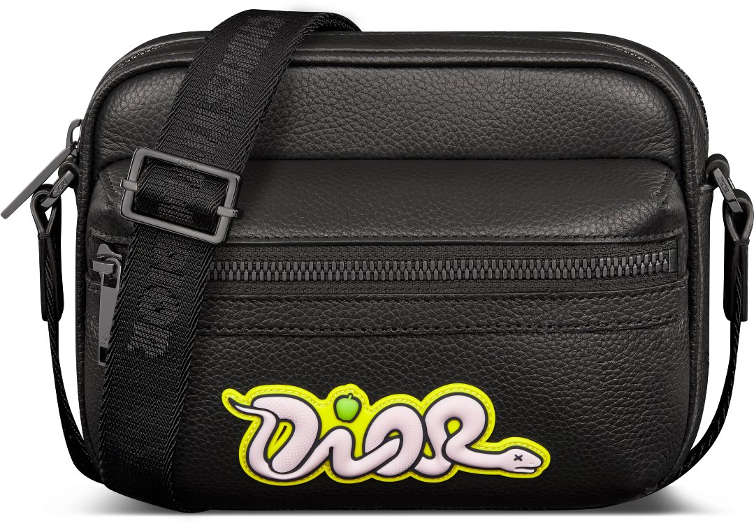 디올 디올 x 카우스 미니 라이더 2.0 지퍼 메신저 백 2ESWS034OYY_H958