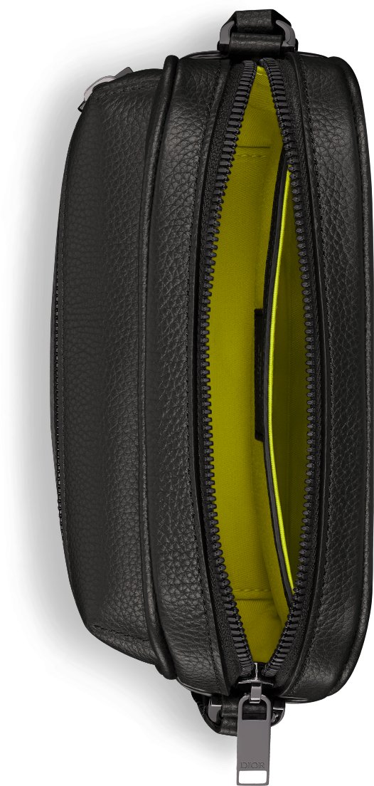DIOR AND KAWS Mini Rider 2.0 Zipped Messenger Bag Top shot view