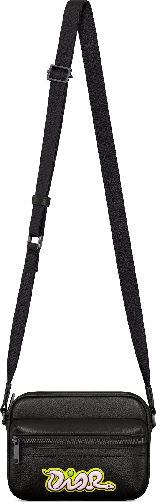 DIOR | DIOR AND KAWS Rider 2.0 ジップ メッセンジャーバッグ ミニ グレインドカーフスキン