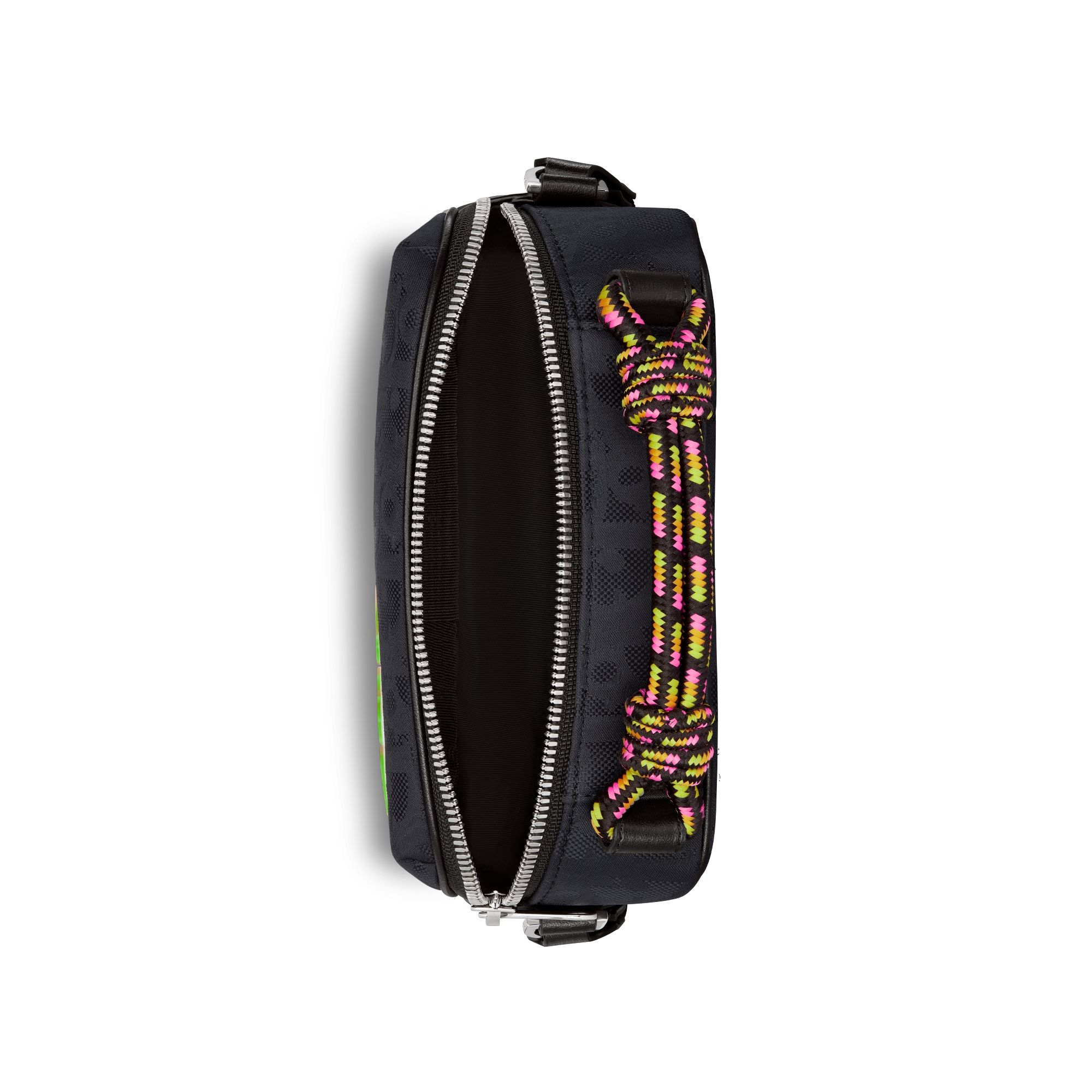 Bolso mini con cremallera DIOR AND LEWIS HAMILTON Nailon Dior Oblique negro E06