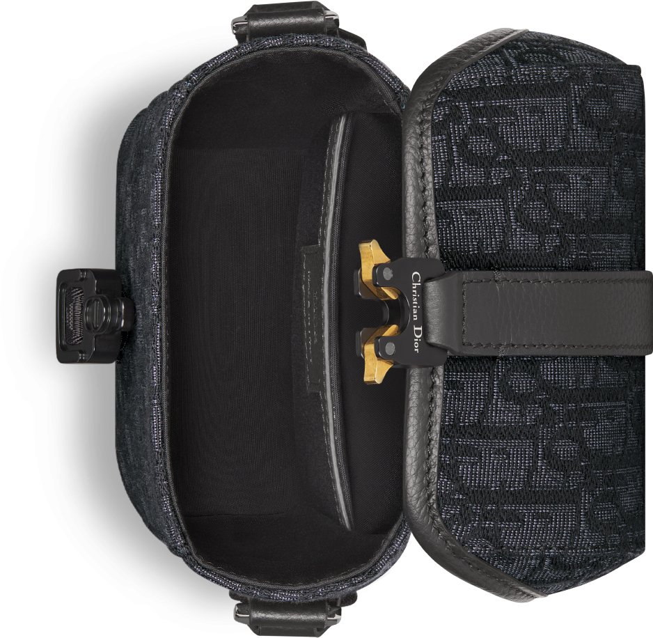 Borsa messenger mini verticale con pattina Dior Hit The Road aria_topShotView