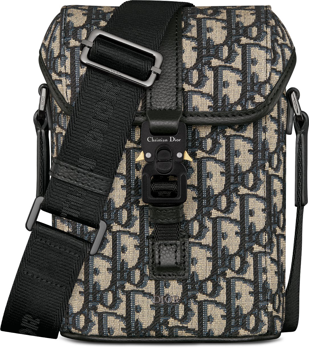 Borsa messenger mini verticale con pattina Dior Hit The Road aria_frontView