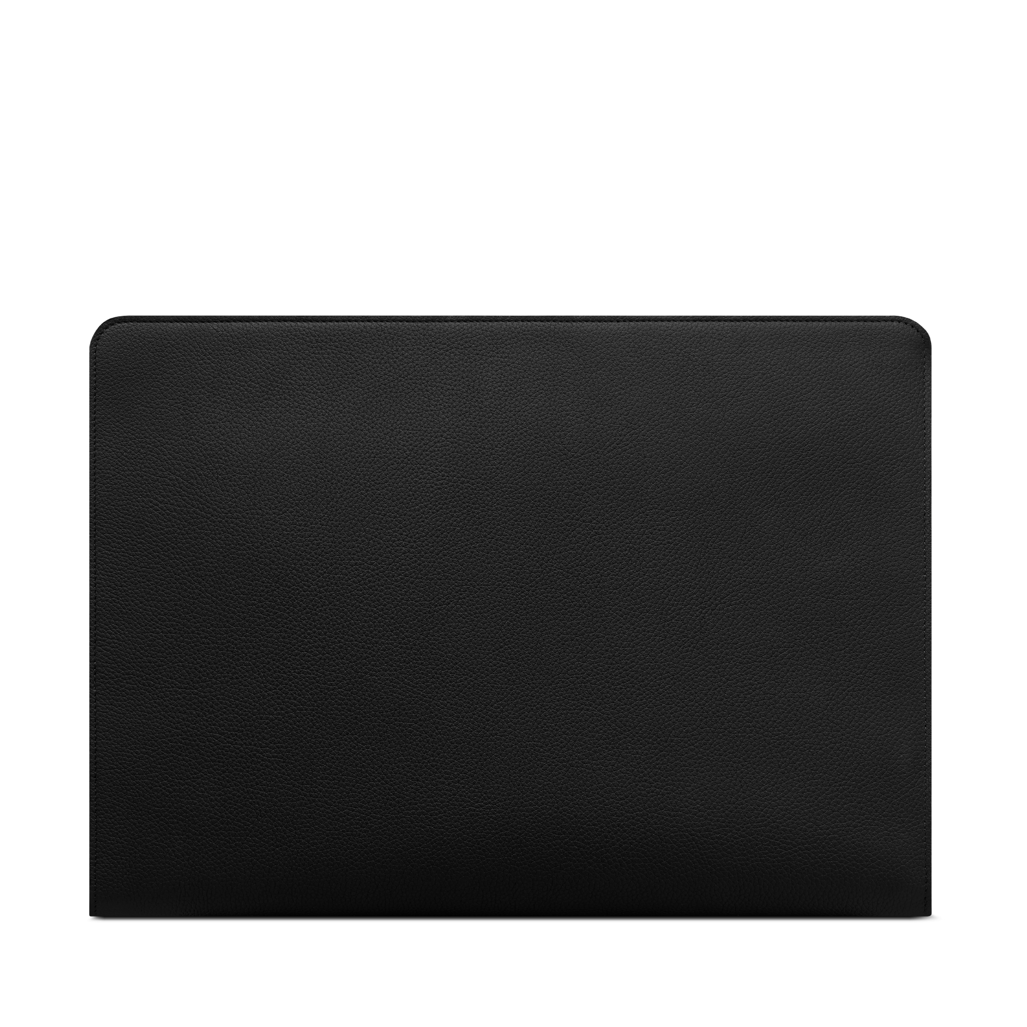 Pochette pour ordinateur CD Icon Cuir de veau grainé mat noir E08