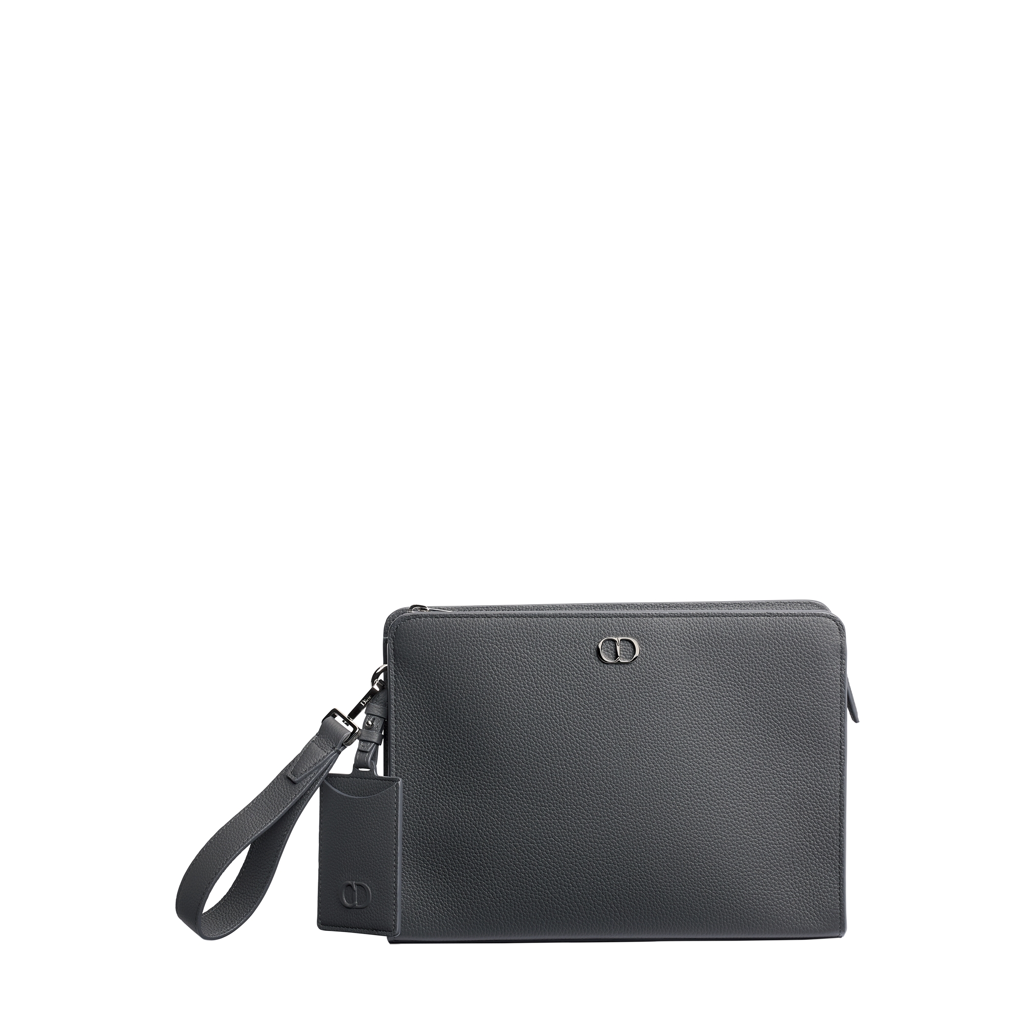  Cuir de veau grainé Gris Flanelle