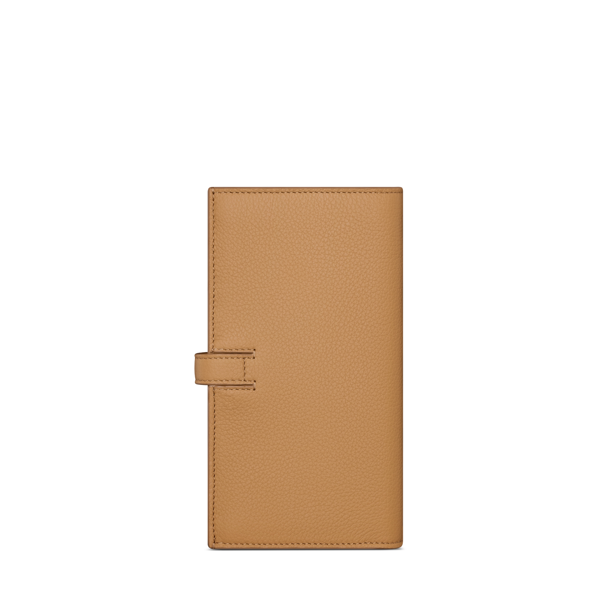 Dior Normandie 버티컬 반지갑 브라운 Dior Icons 송아지 가죽 E08