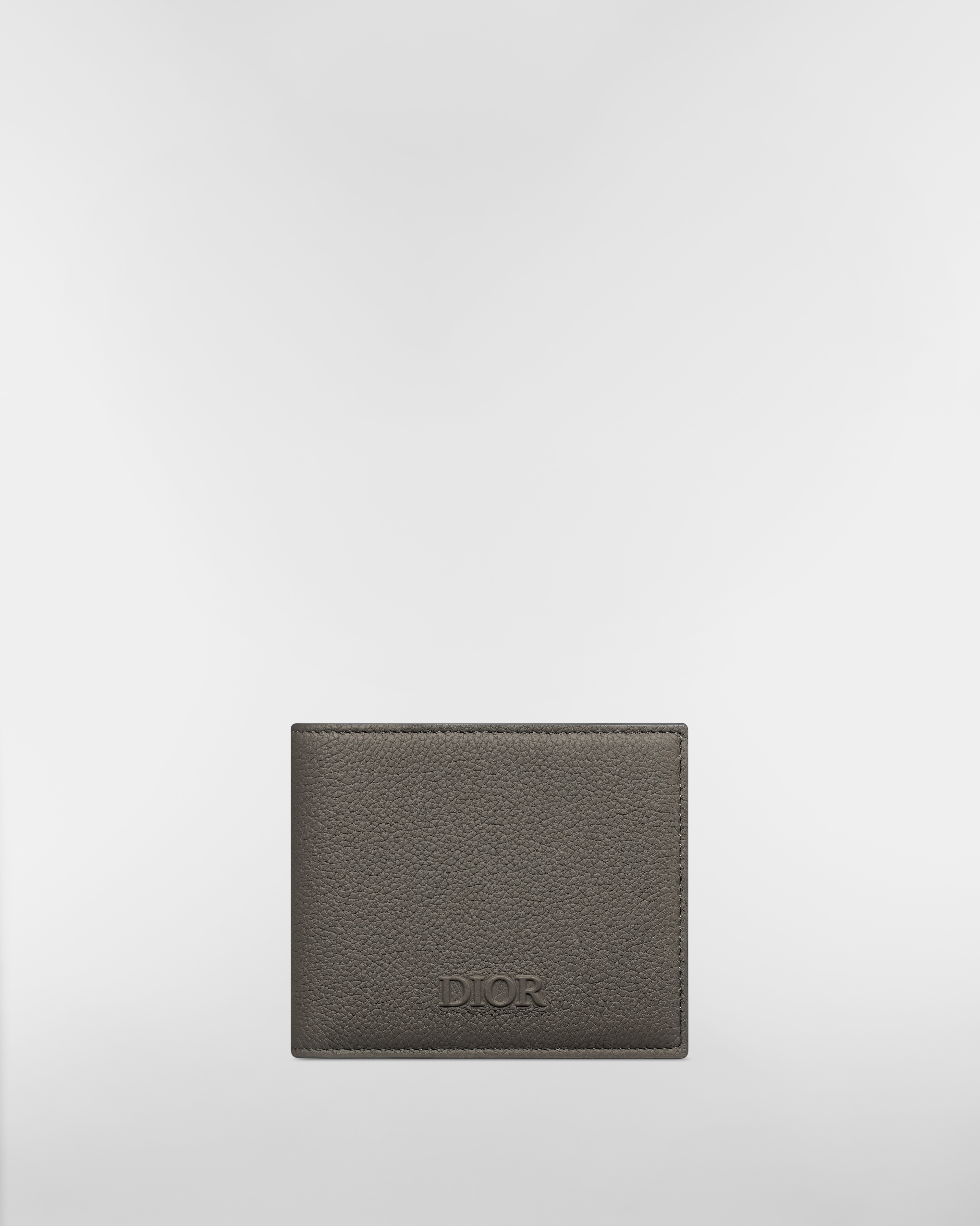 Dior Privé Bifold Wallet Gray Dior Icons Calfskin E01