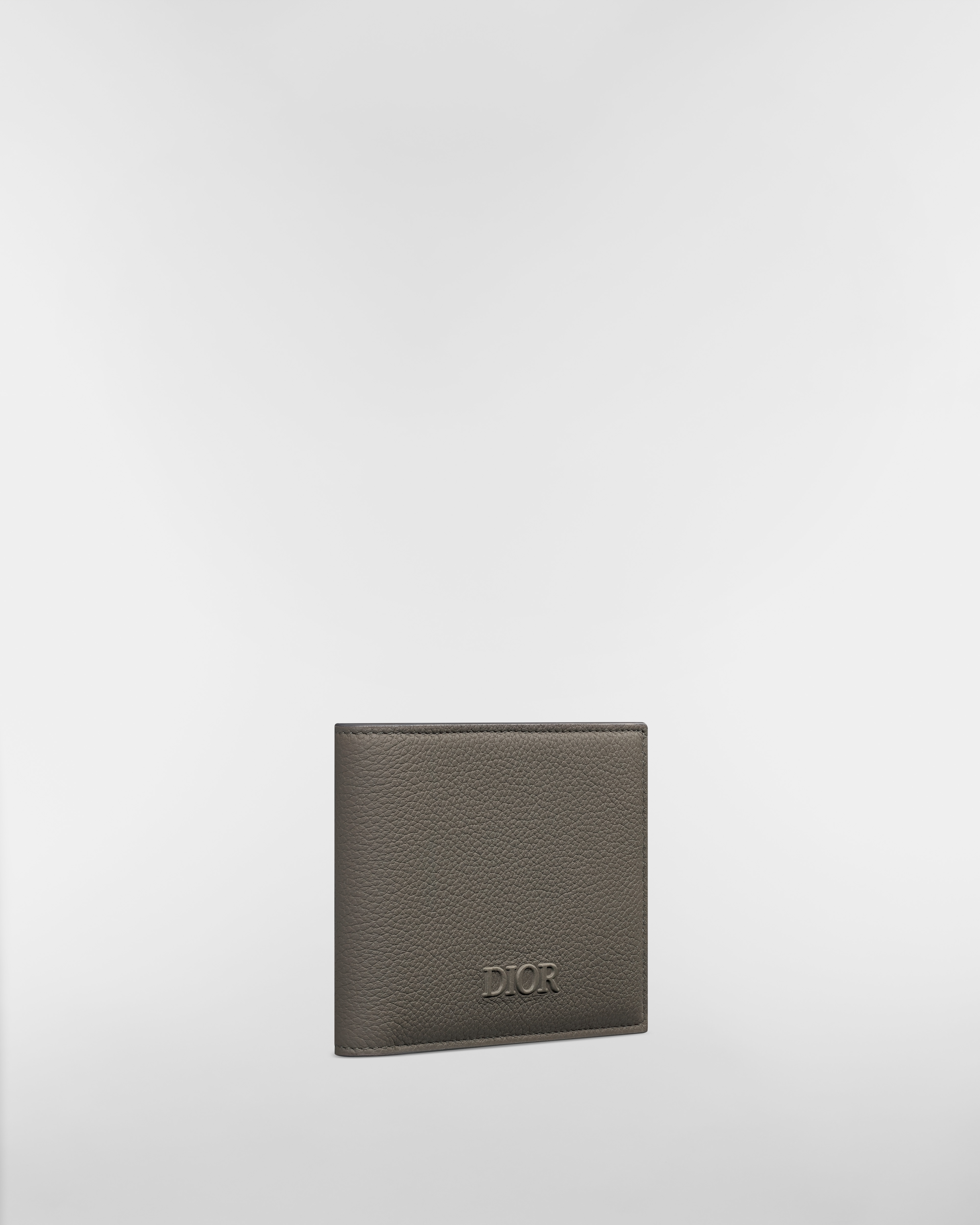 Dior Privé Bifold Wallet Gray Dior Icons Calfskin E03