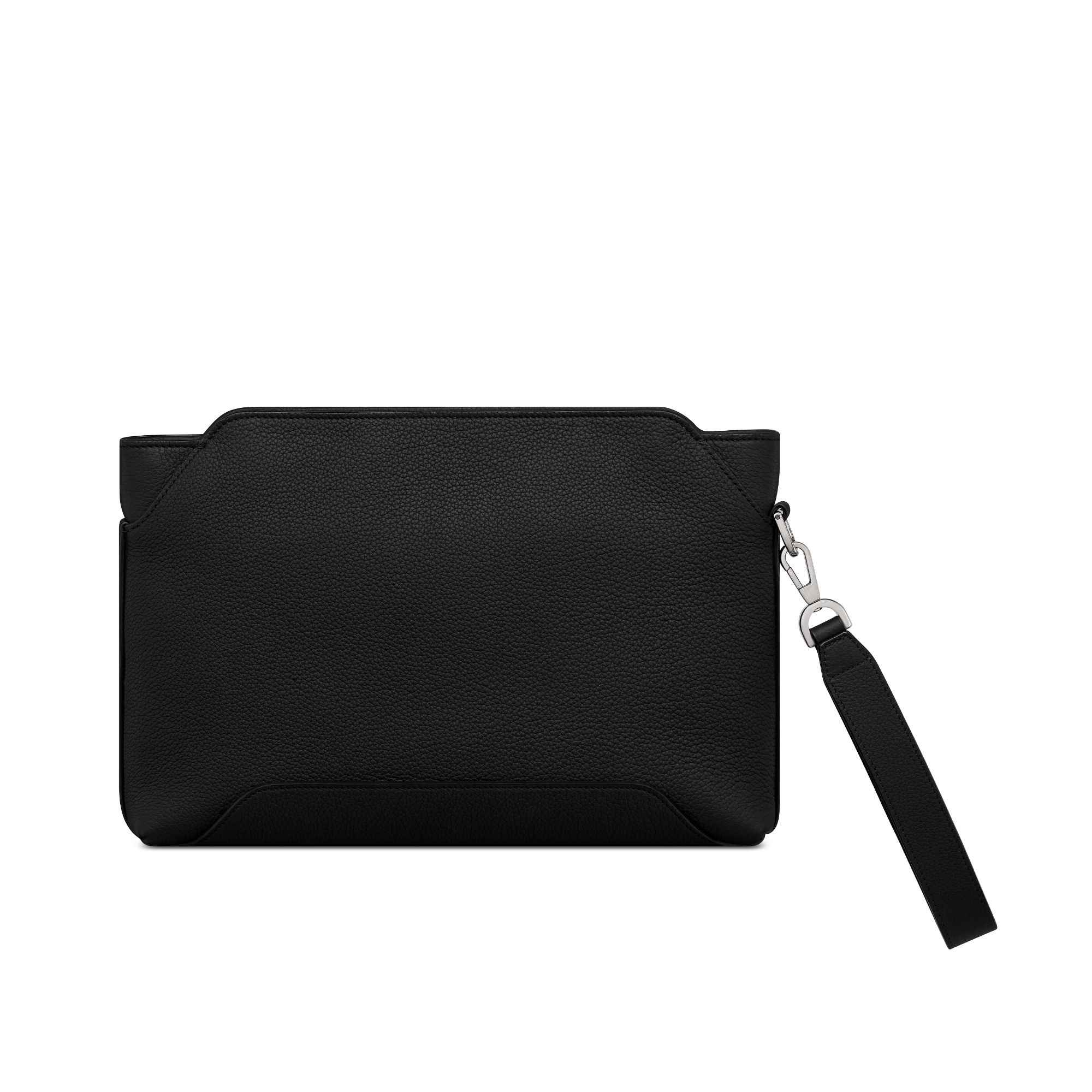 Clutch pochette triangular A5 Dior Normandie Couro de vitelo Dior Icons preto E08