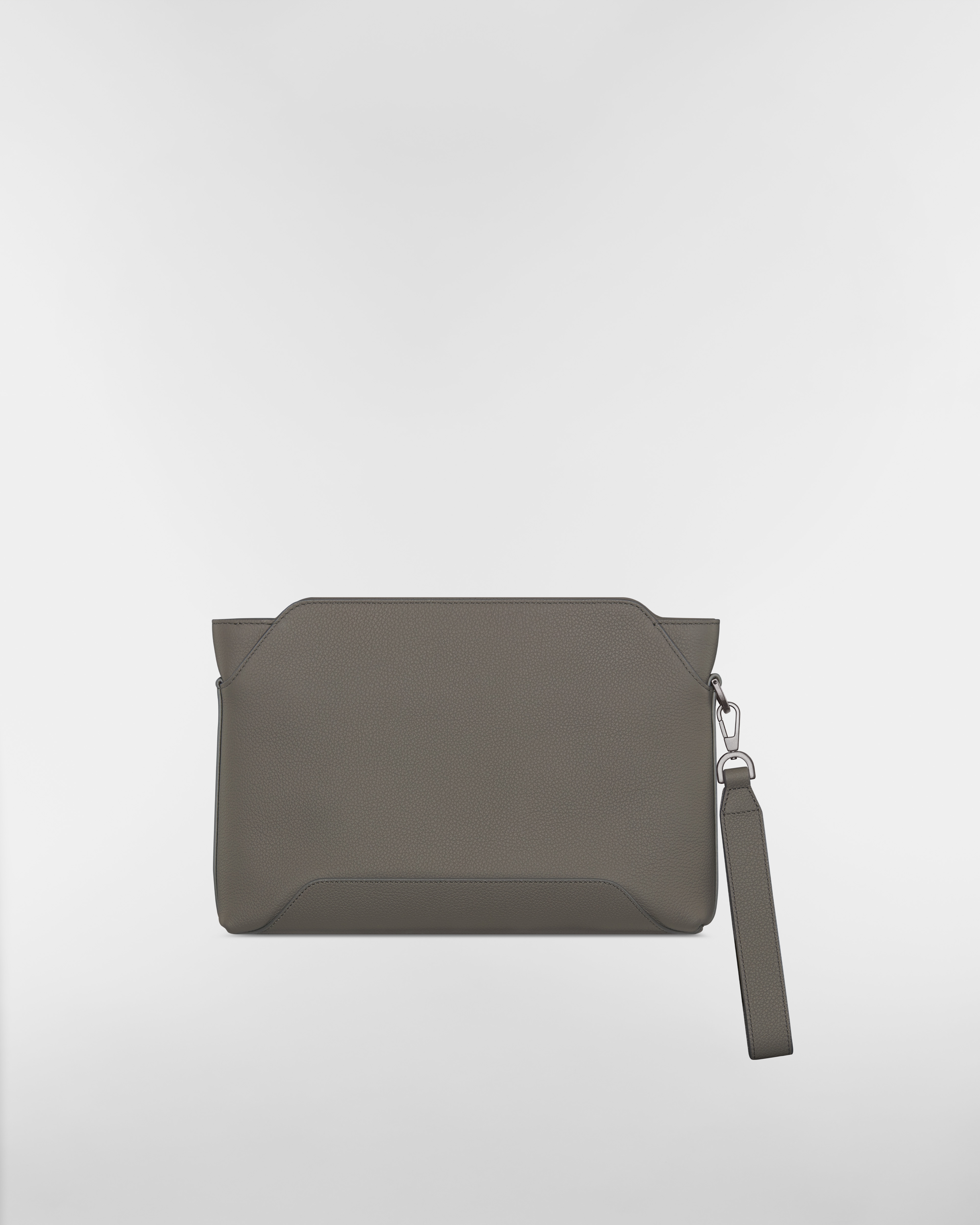 Dior Normandie A5 三角形小袋 灰色 Dior Icons 小牛皮 E08