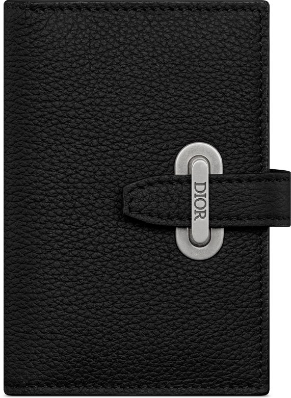 Dior Normandie Vertical Bifold Card Holder Front view Front view