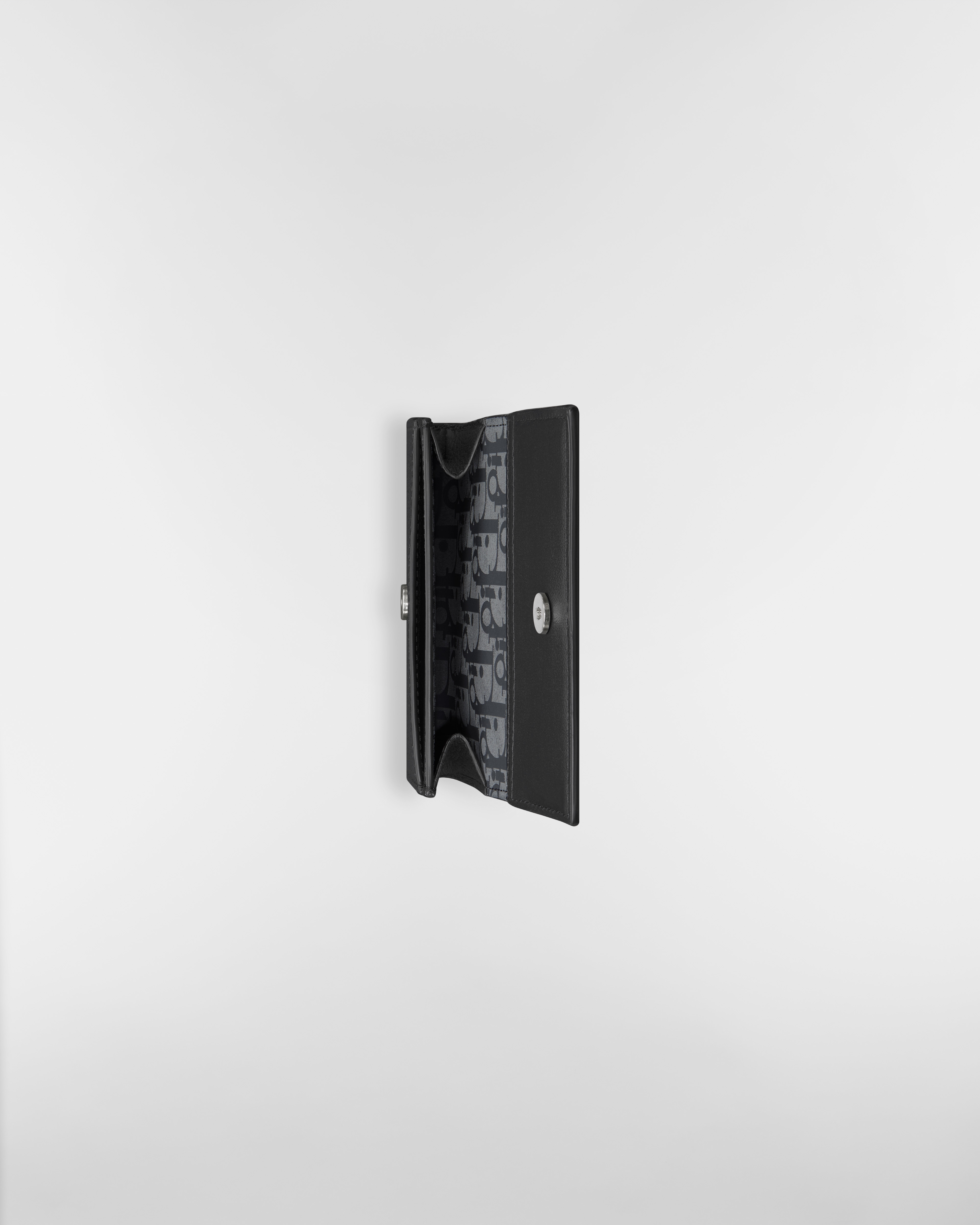 Dior Privé Business Card Holder Black Dior Icons Calfskin E06