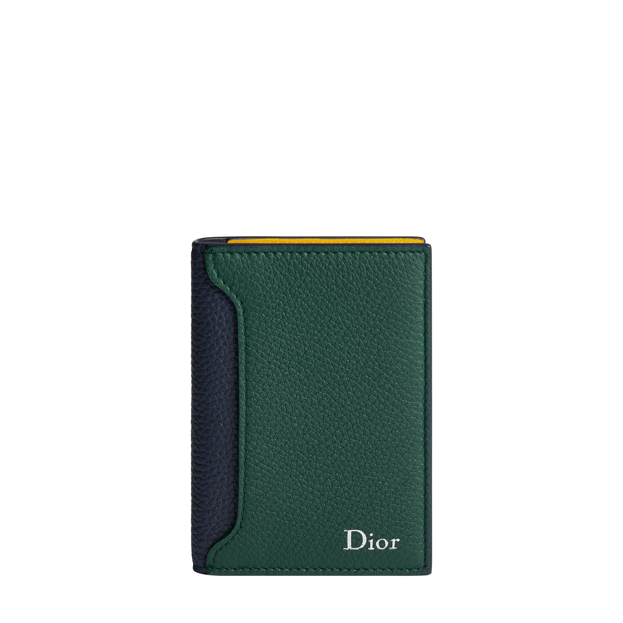  Vert Cyprès and Navy Blue Grained Calfskin