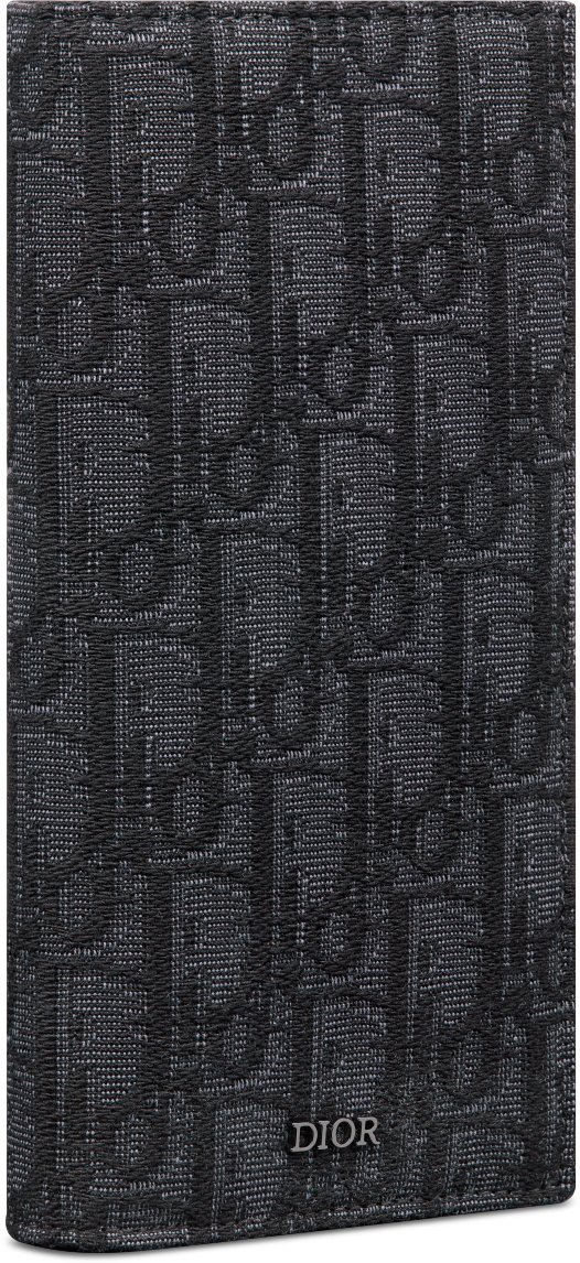 Vertical Long Wallet Three quarter closed view