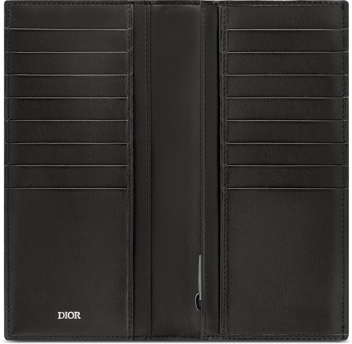 Vertical Long Wallet Unfolded view