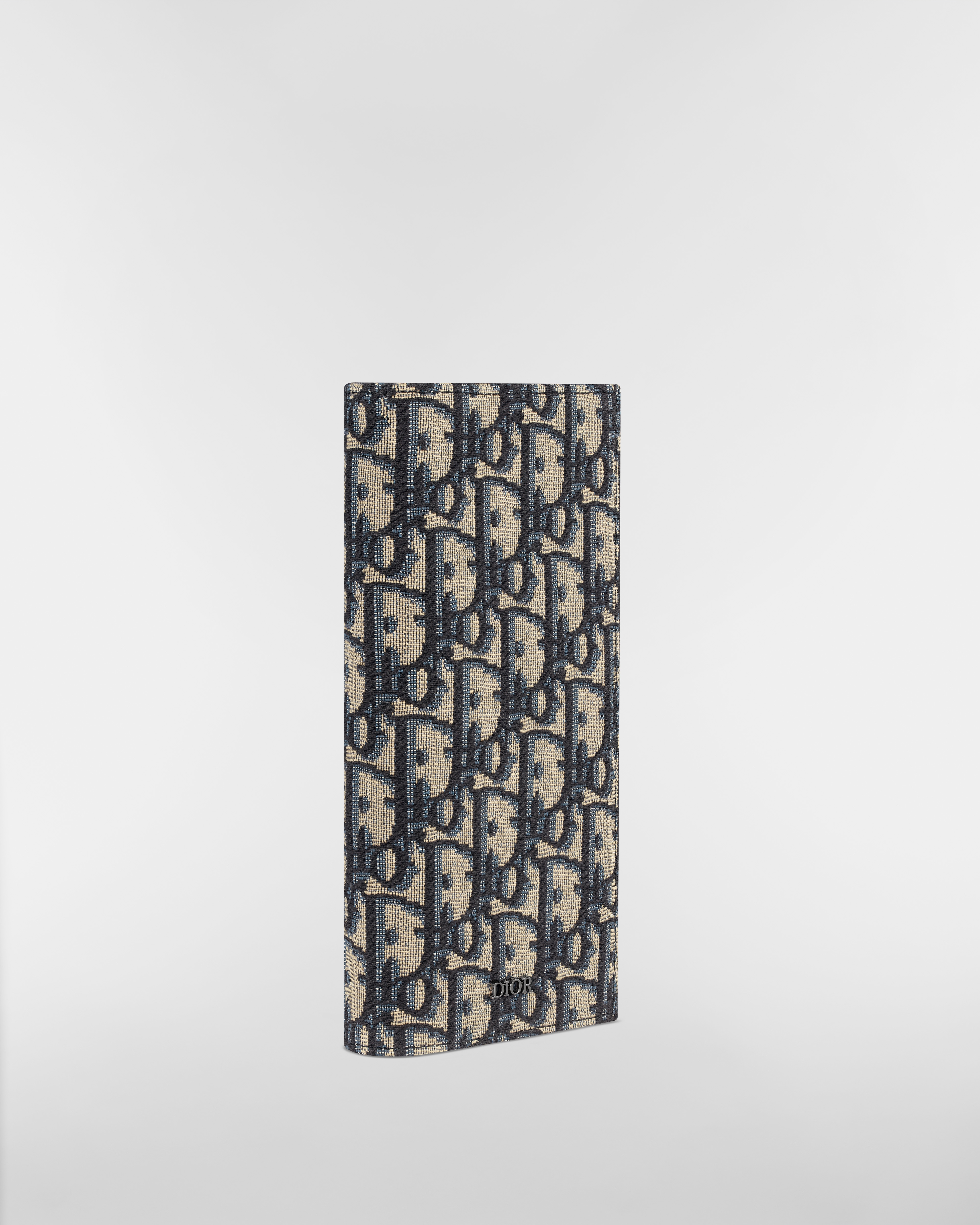 バーティカル ロングウォレット ディオール オブリーク ジャカード E03