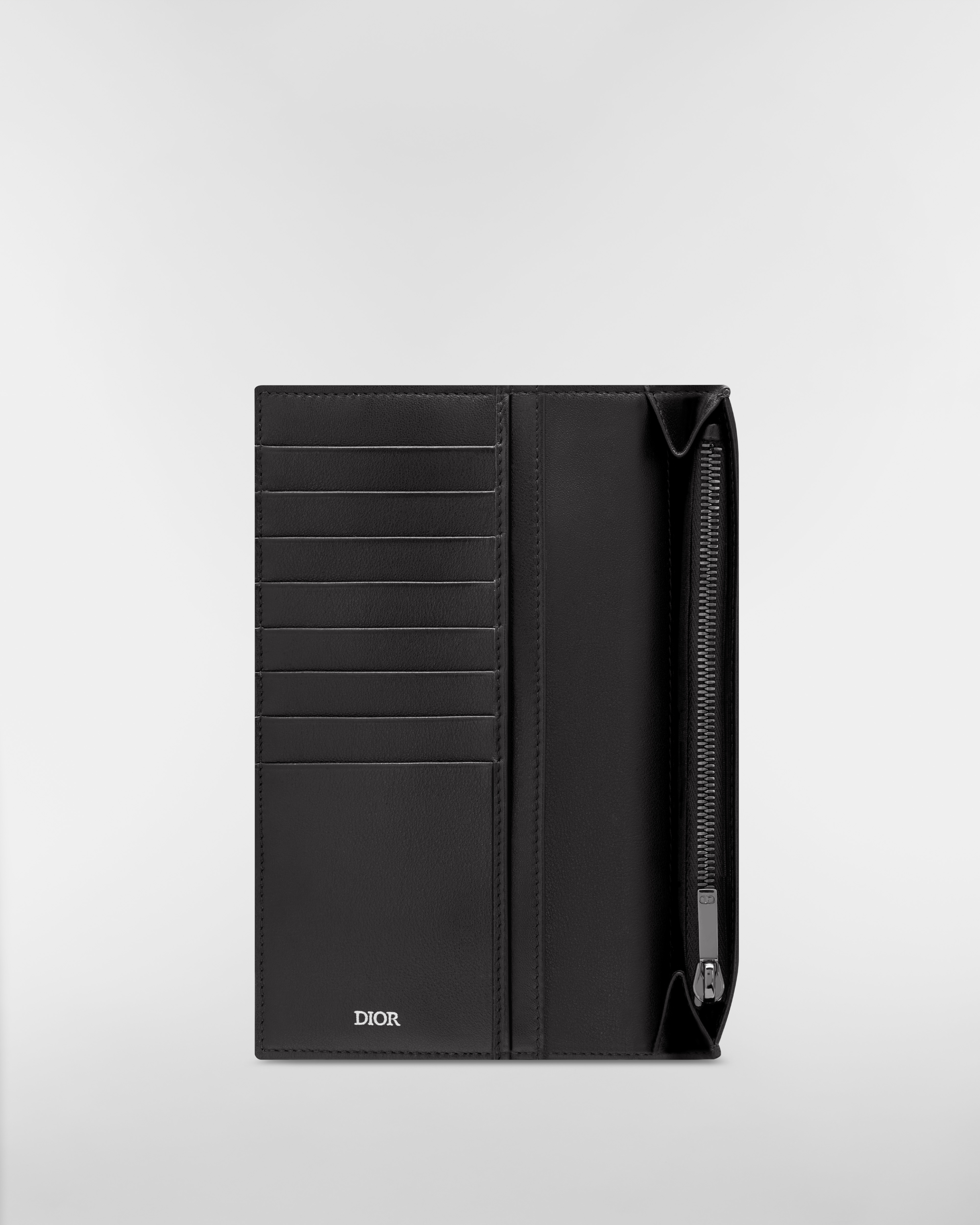 バーティカル ロングウォレット ディオール オブリーク ジャカード E06