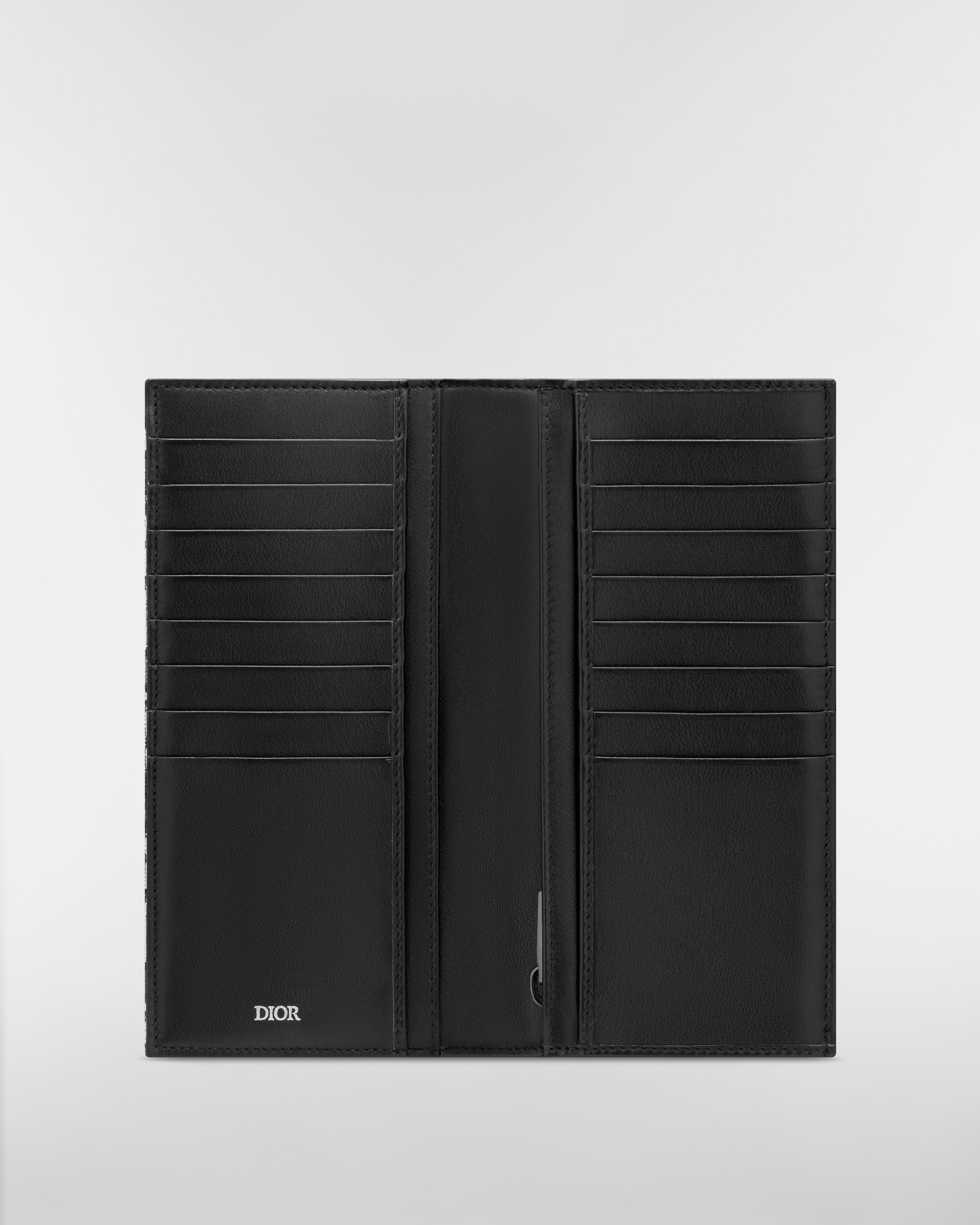 バーティカル ロングウォレット ディオール オブリーク ジャカード E07