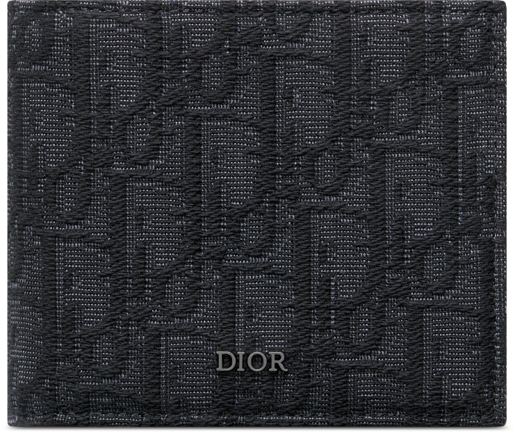 DIOR | コインケース付きウォレット ディオール オブリーク ジャカード