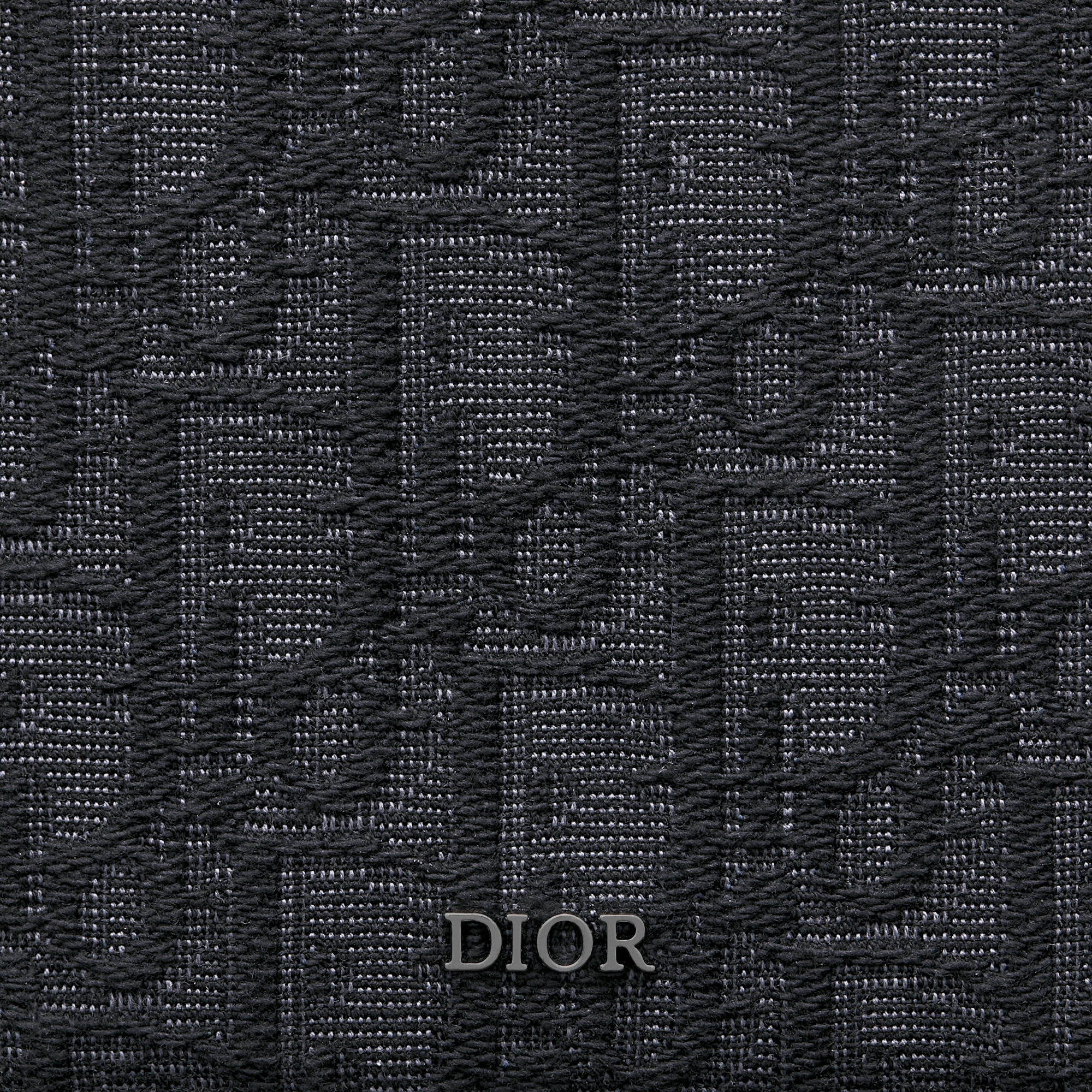 Bifold-portemonnee Zwarte Dior Oblique-jacquard E09