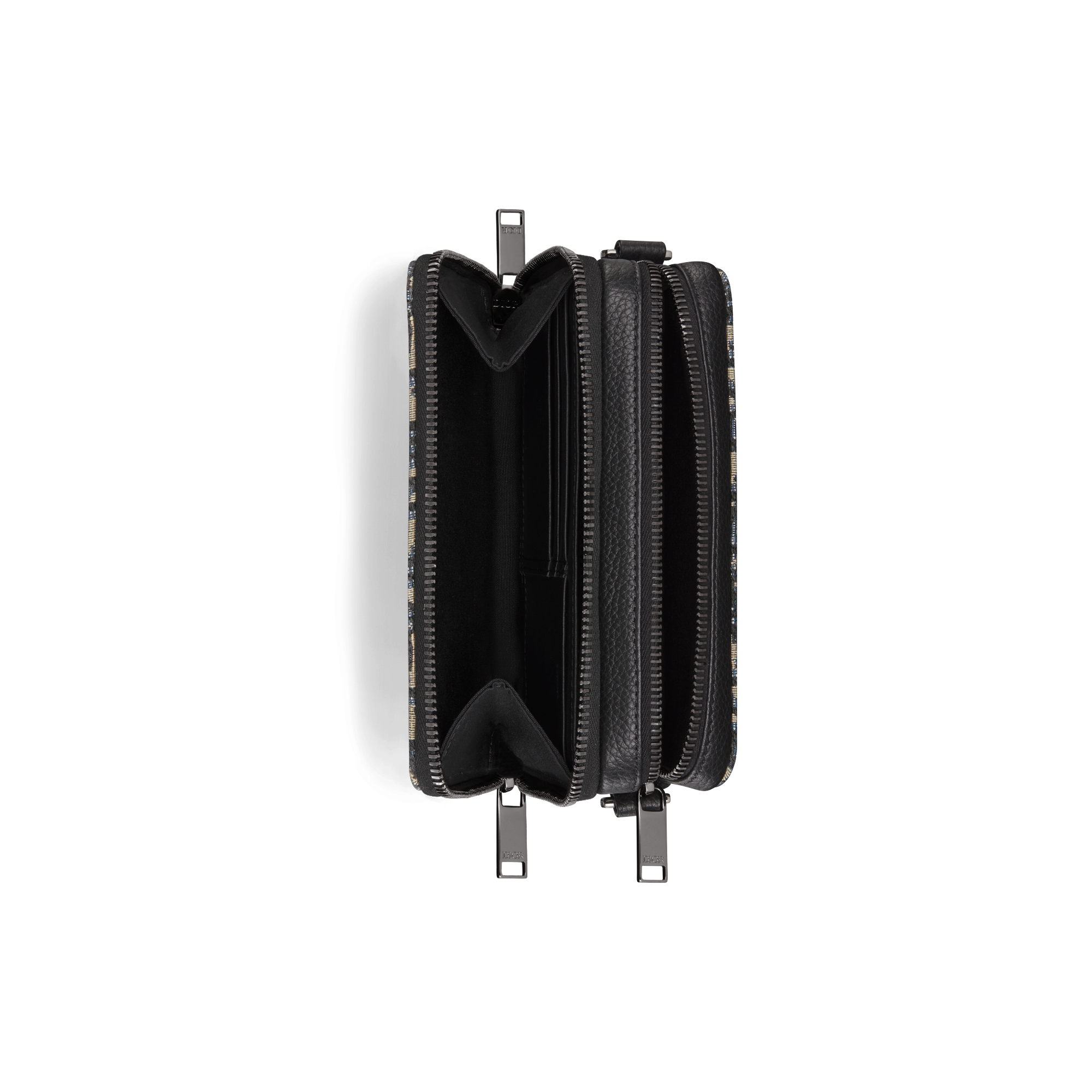 DIOR | ストラップ付き ジップポーチ ディオール オブリーク