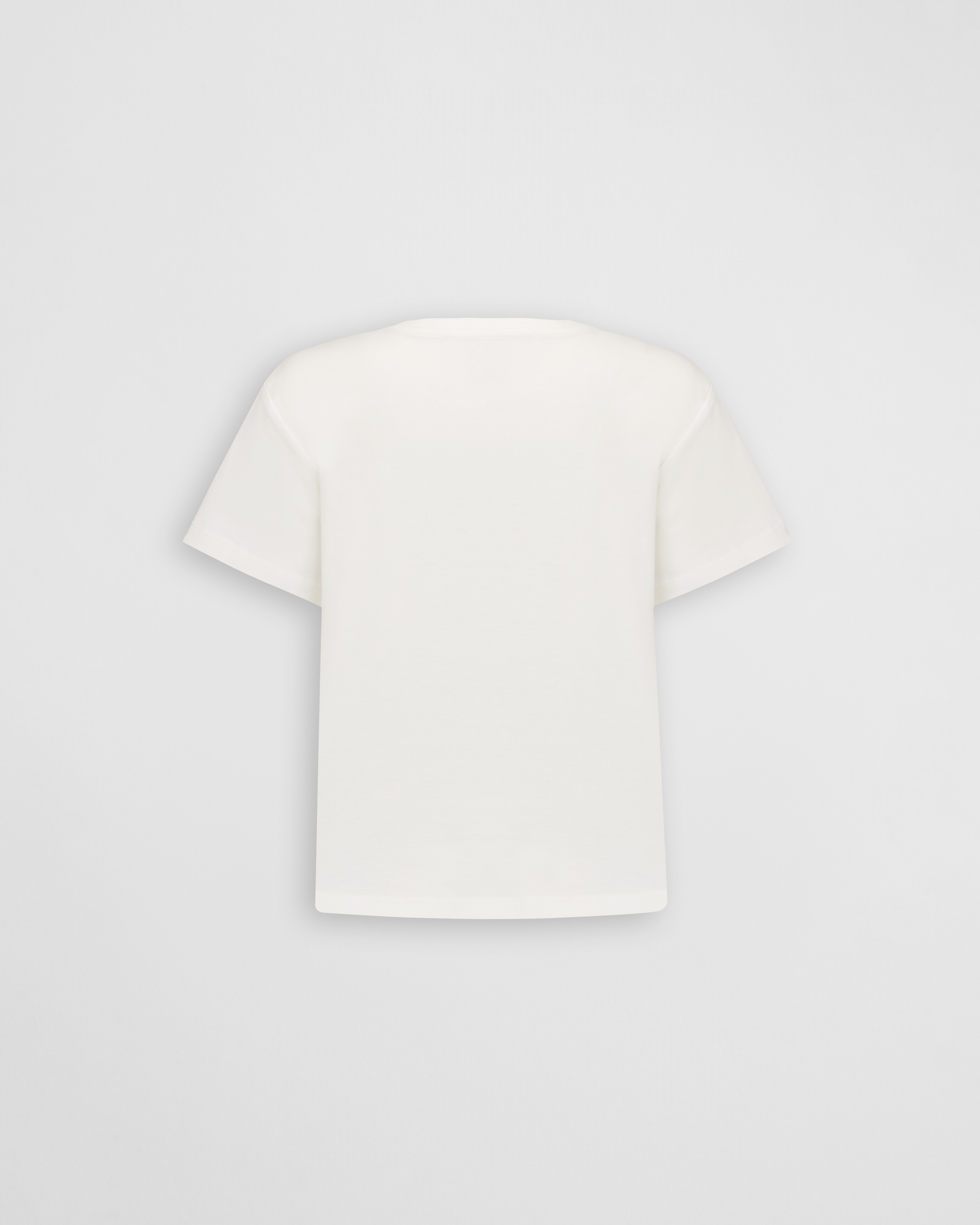Kids' T-Shirt White Cotton Jersey E08