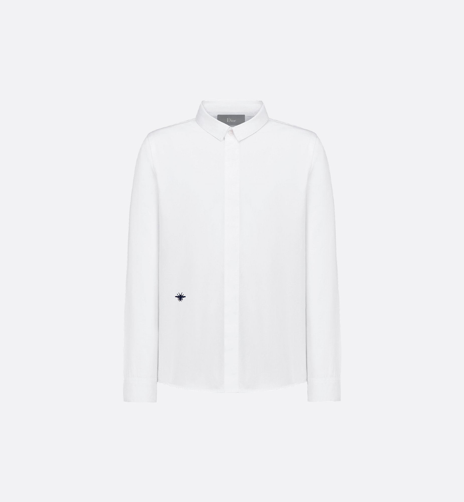 Kids' Shirt White Cotton-Blend Poplin | DIOR Kids' Shirt White Cotton-Blend Poplin | DIOR