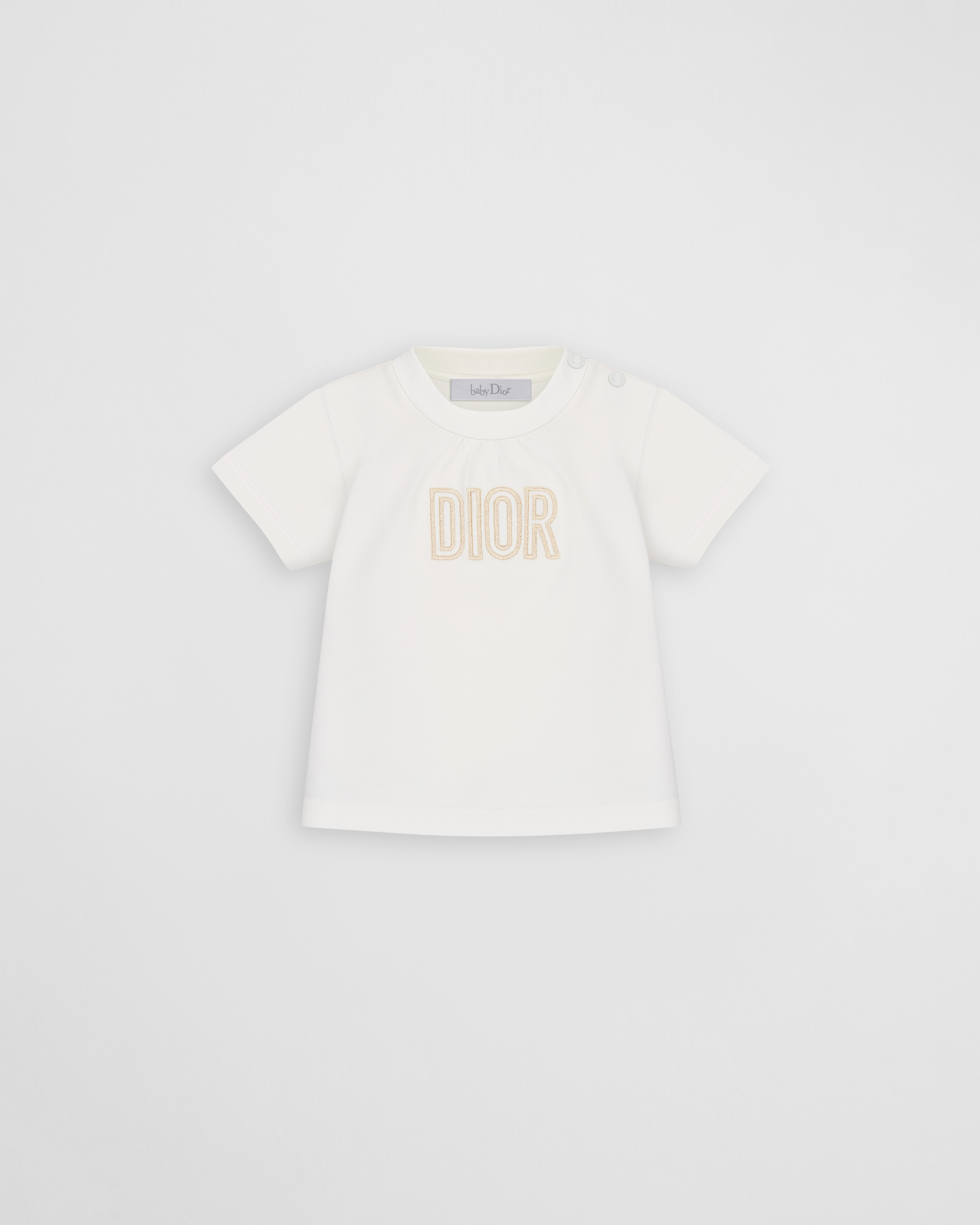 T-shirt bébé Jersey de coton ivoire E01