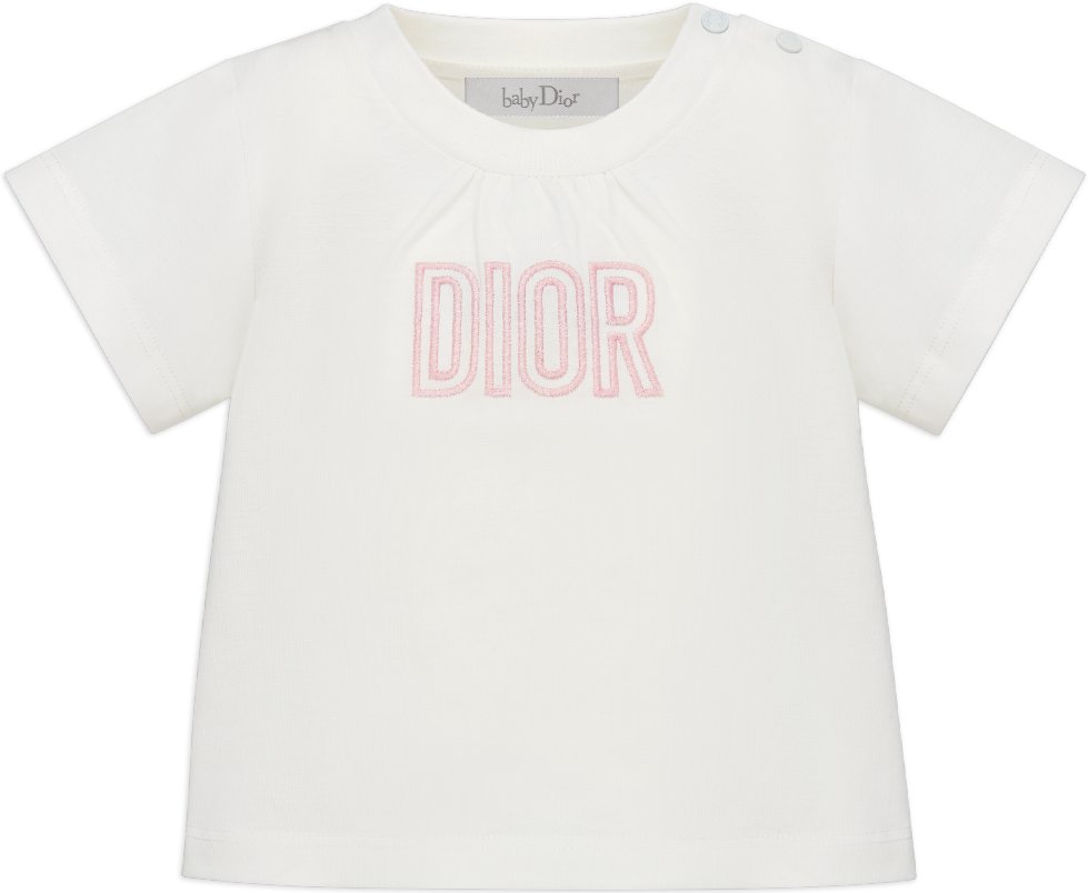 【GINGER掲載商品】 DIOR | |女の子のベビー（1-36ヶ月）｜ディオール公式オンラインブティック Tシャツ＆ブラウス トップス