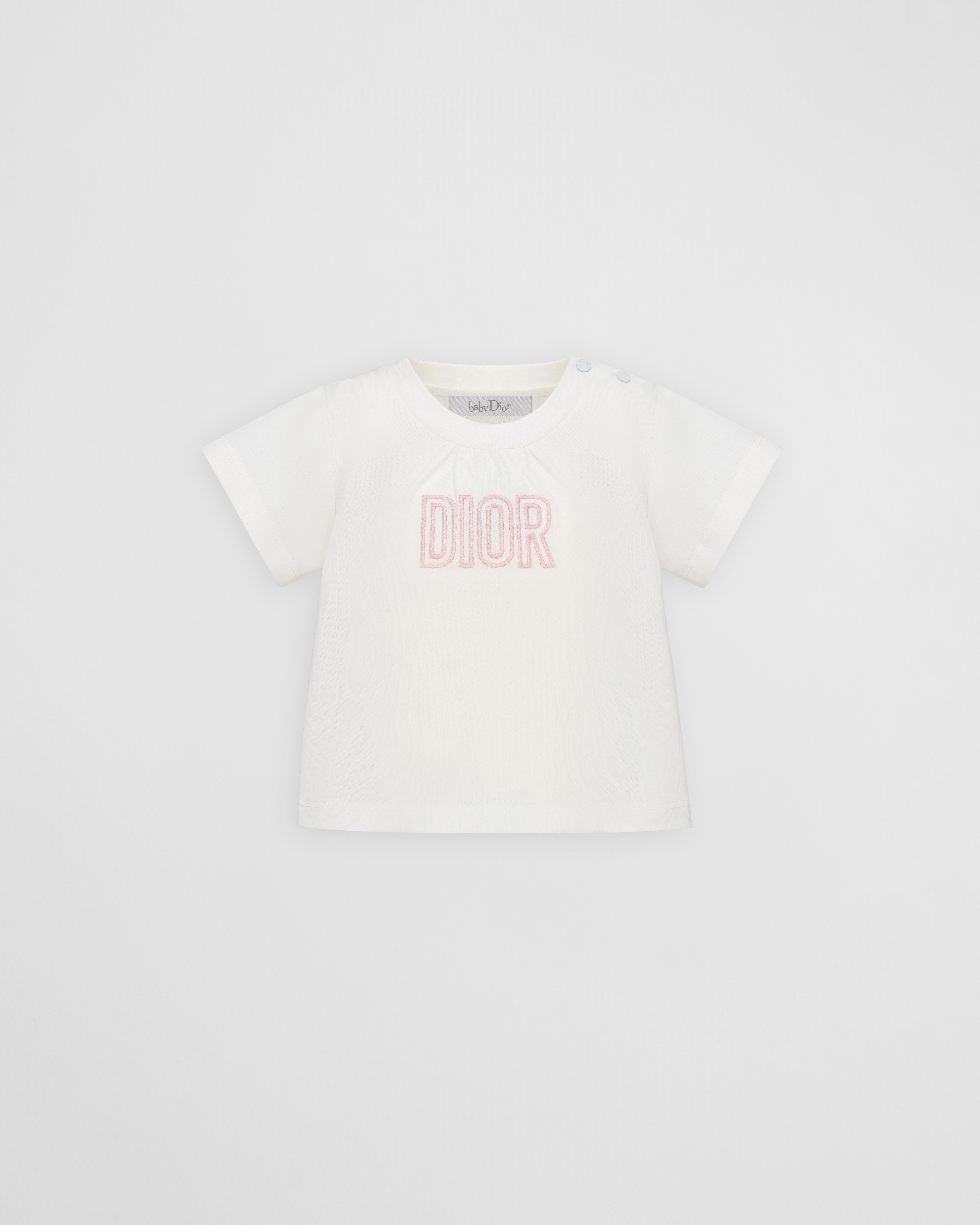 Baby T-Shirt Ivory Cotton Jersey E01