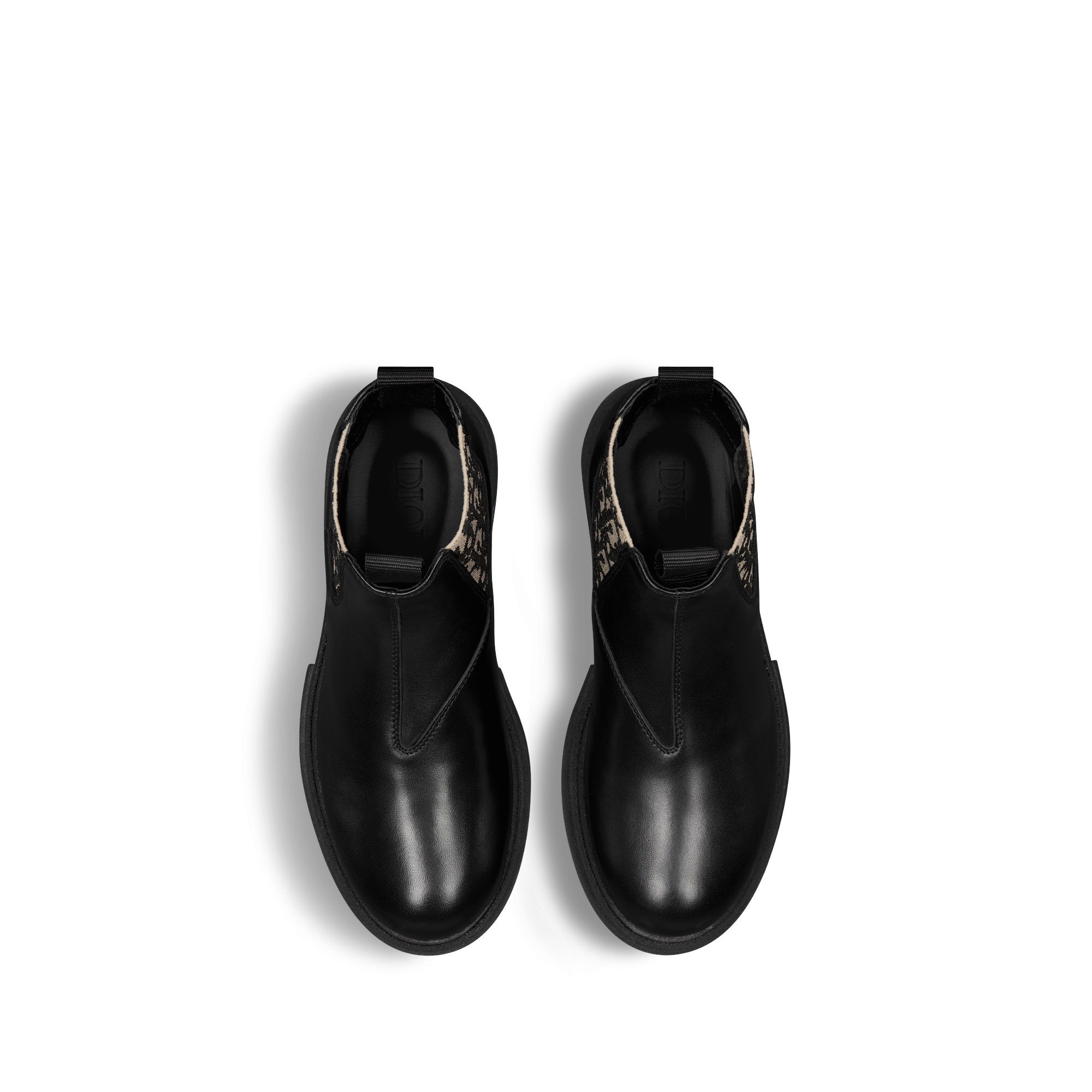 Kids' Chelsea Boot Black Polished Calfskin E06