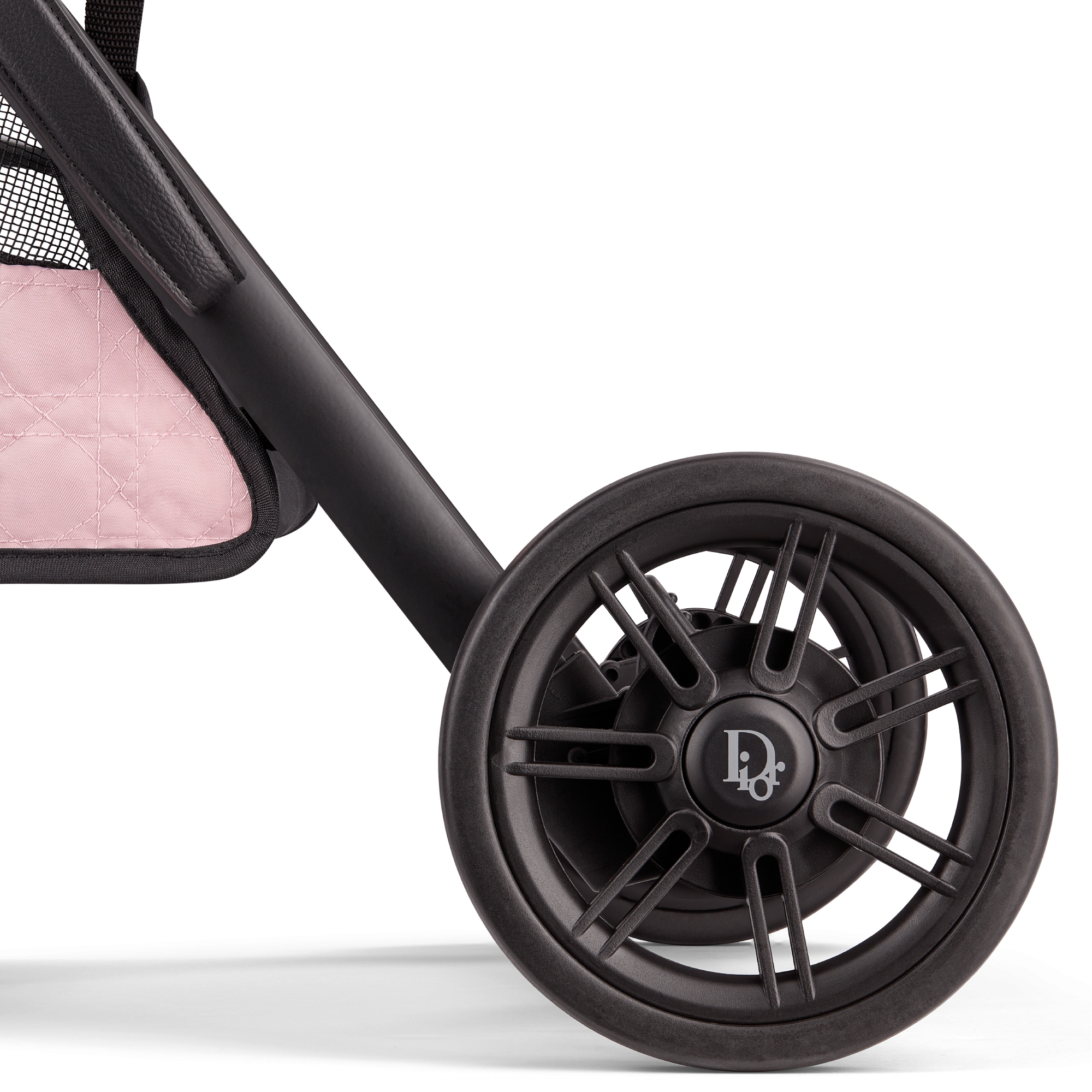 Kinderwagen Wasserabweisender Cannage Stoff in Puderrosa E09
