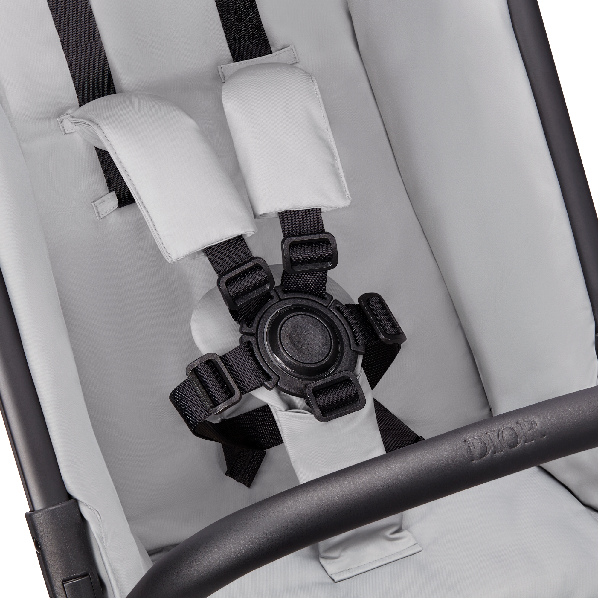 Kinderwagen Wasserabweisender Cannage Stoff in Grau E08