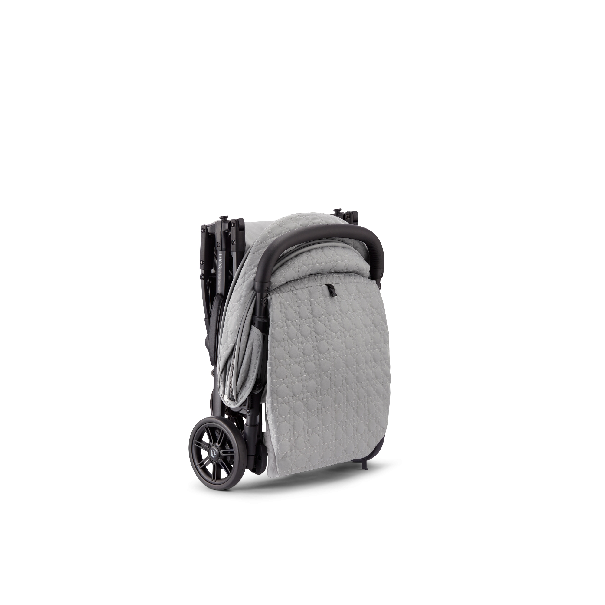 Kinderwagen Wasserabweisender Cannage Stoff in Grau E13