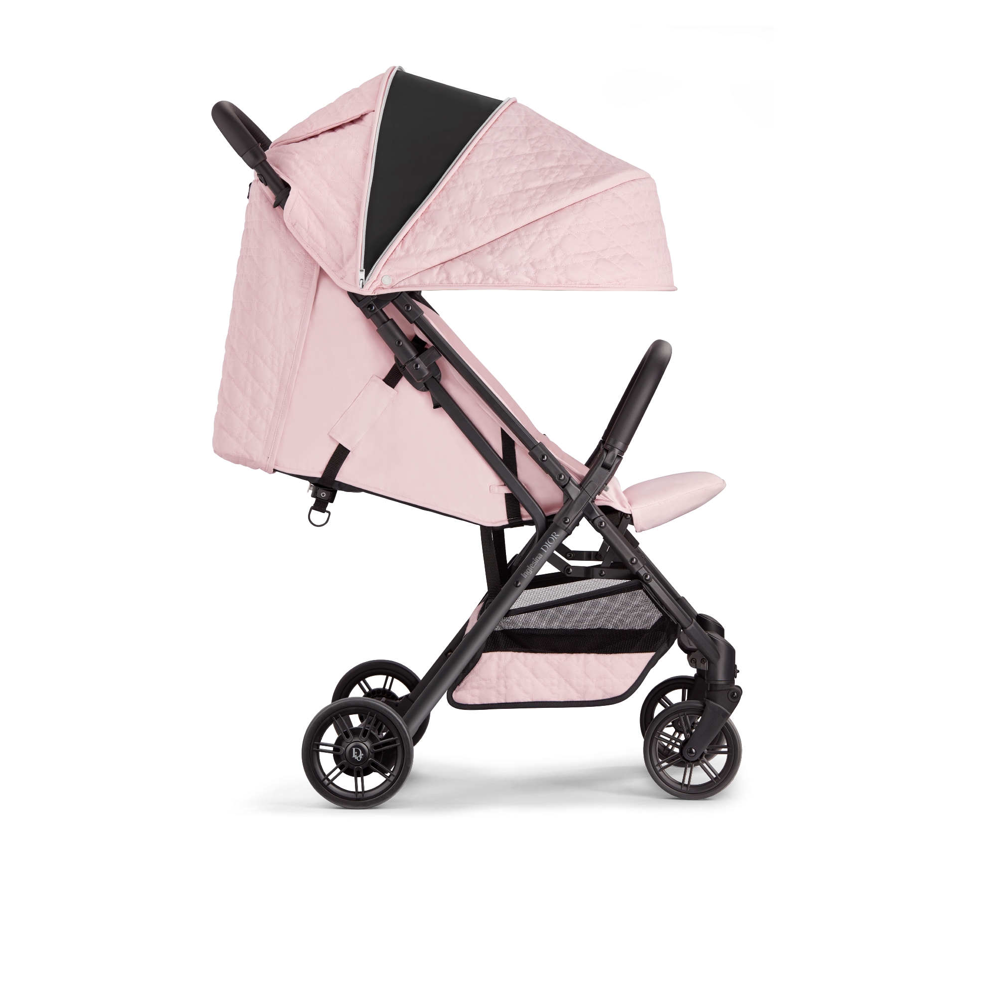 Stroller  Powder Pink Water-Repellent Cannage Fabric E07