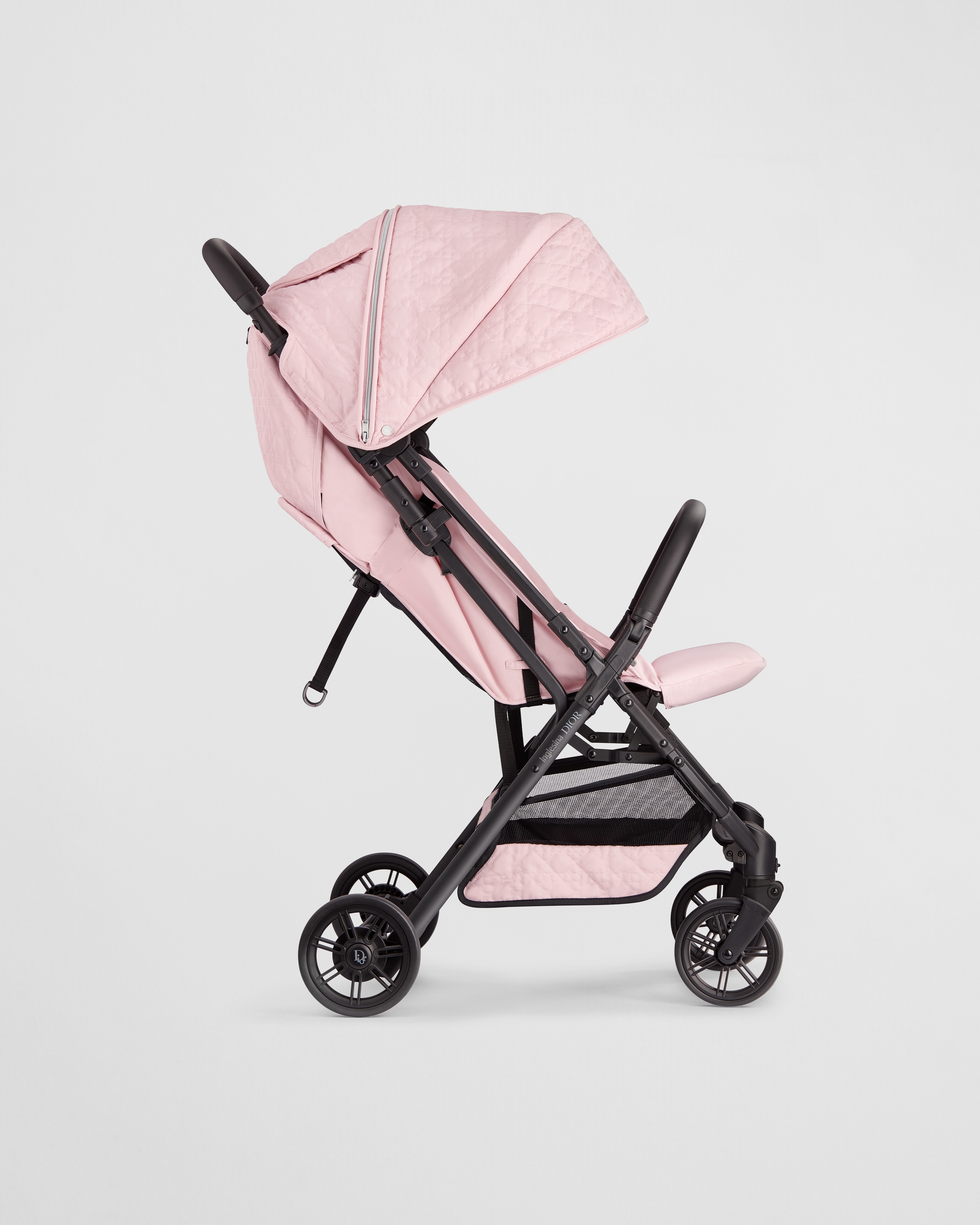 Poussette  Toile déperlante Cannage rose poudré E01