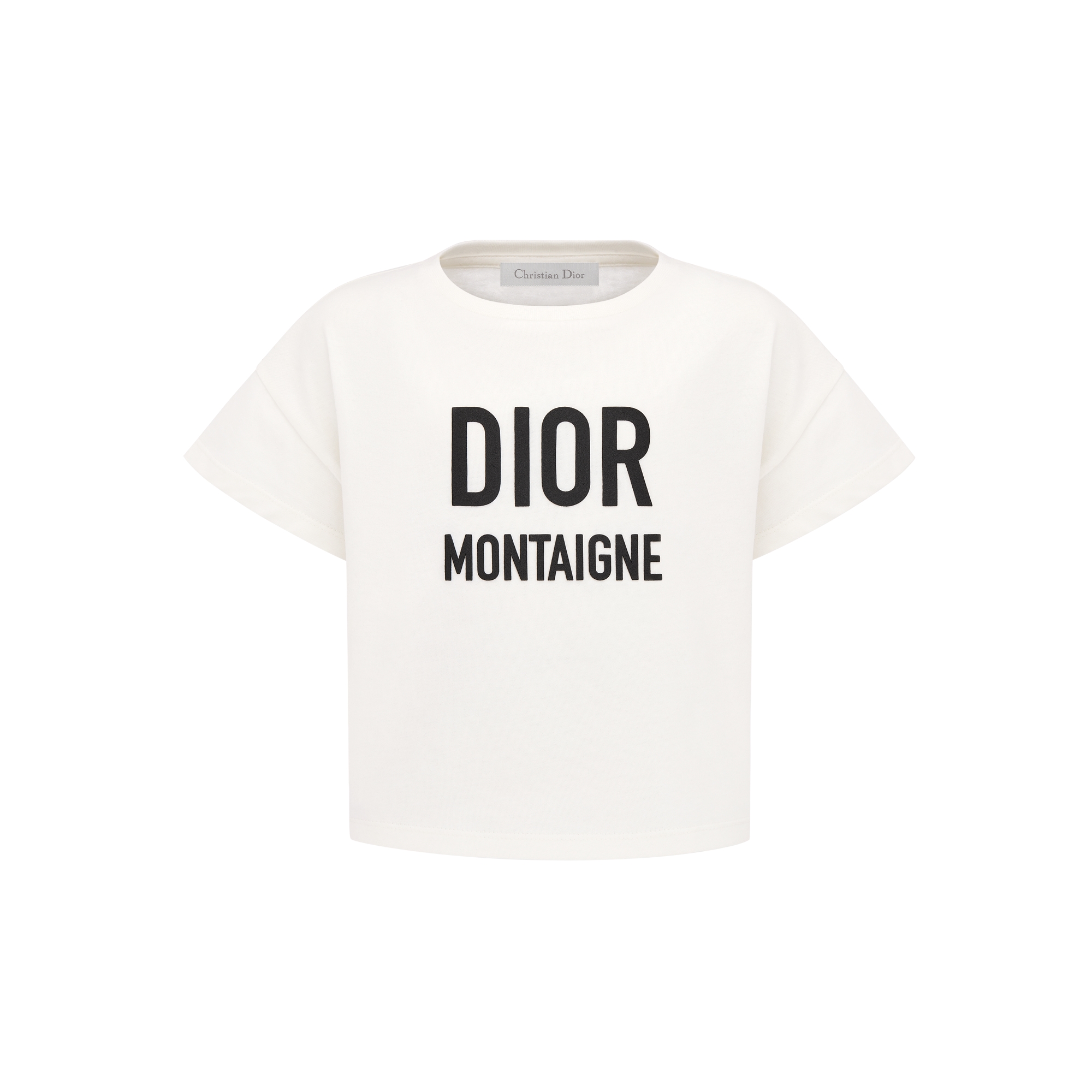ディオール　キッズ　Tシャツ　コットン　140cm Kids' T-Shirt Ivory Cotton Jersey | DIOR