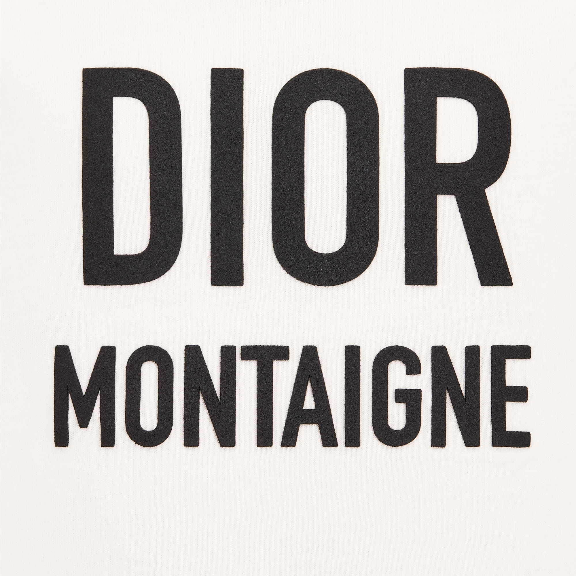 Camiseta Dior Kids Punto de algodón marfil E09