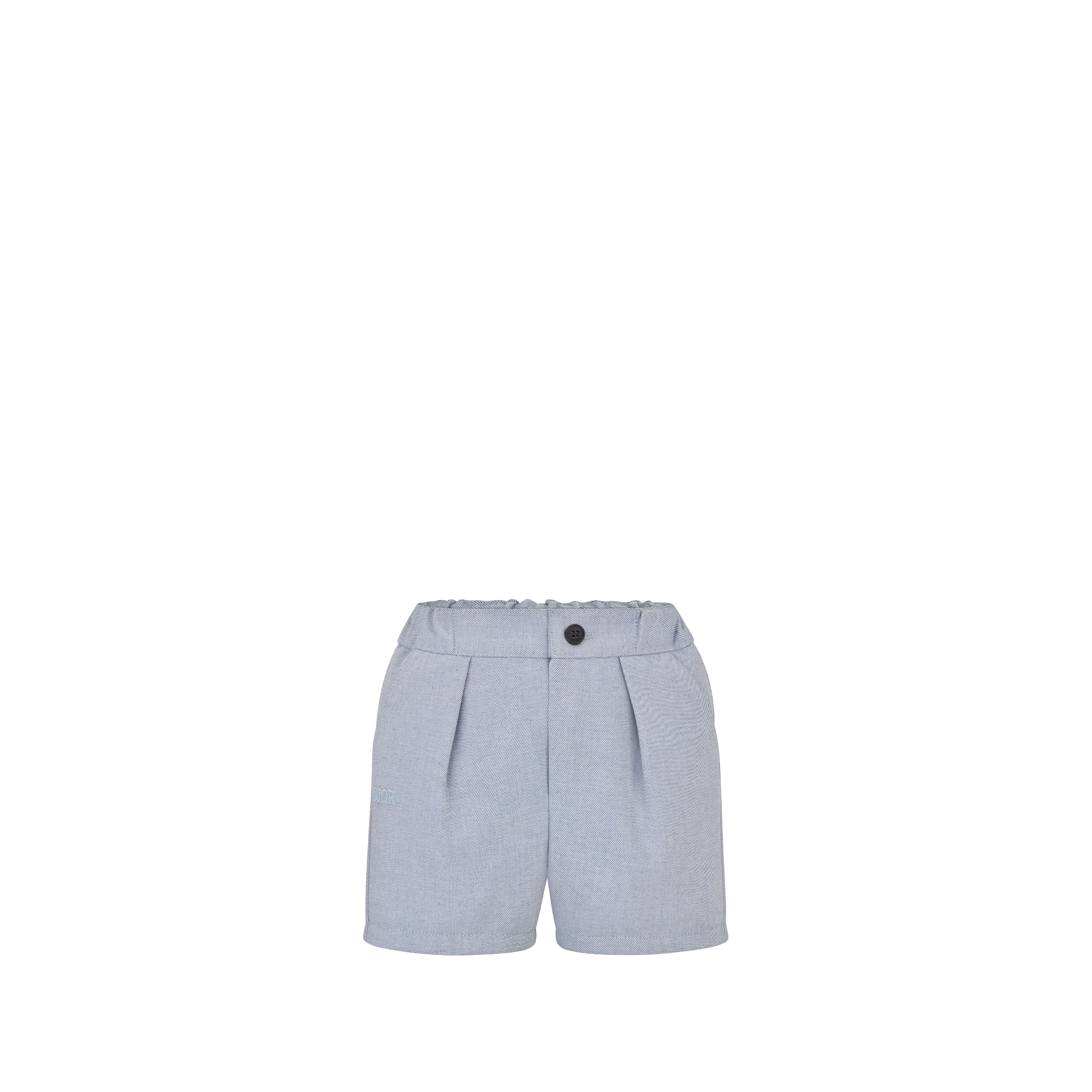 Baby Shorts Blue Cotton Canvas E01