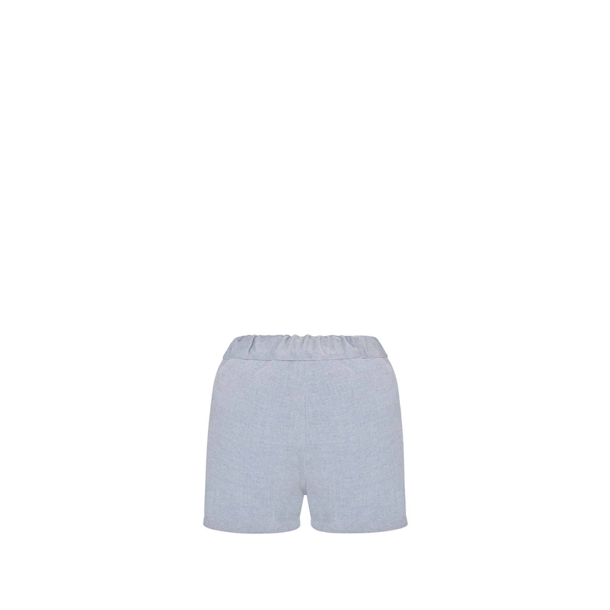 Baby Shorts Blue Cotton Canvas E08