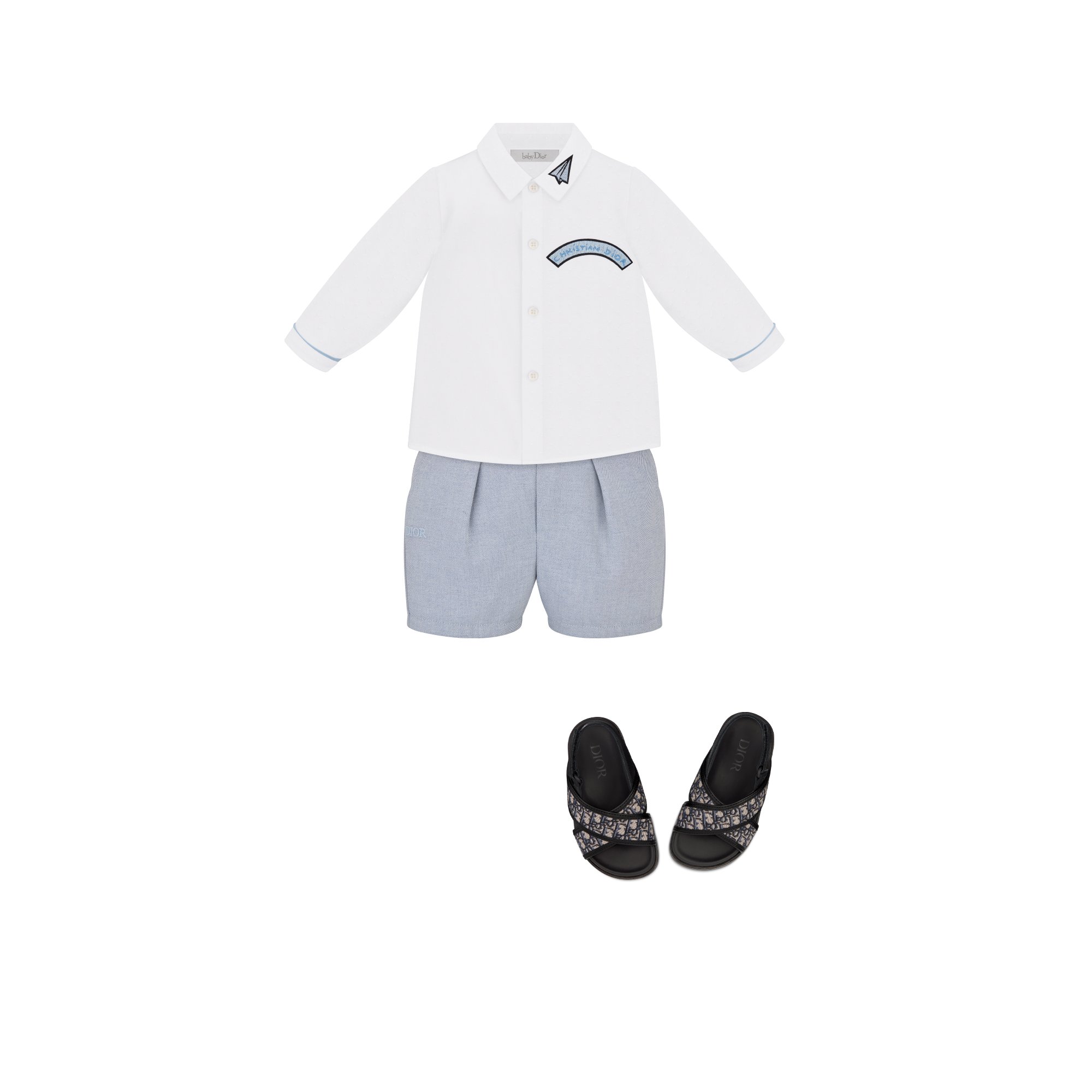 Baby Shorts Worn view cropped